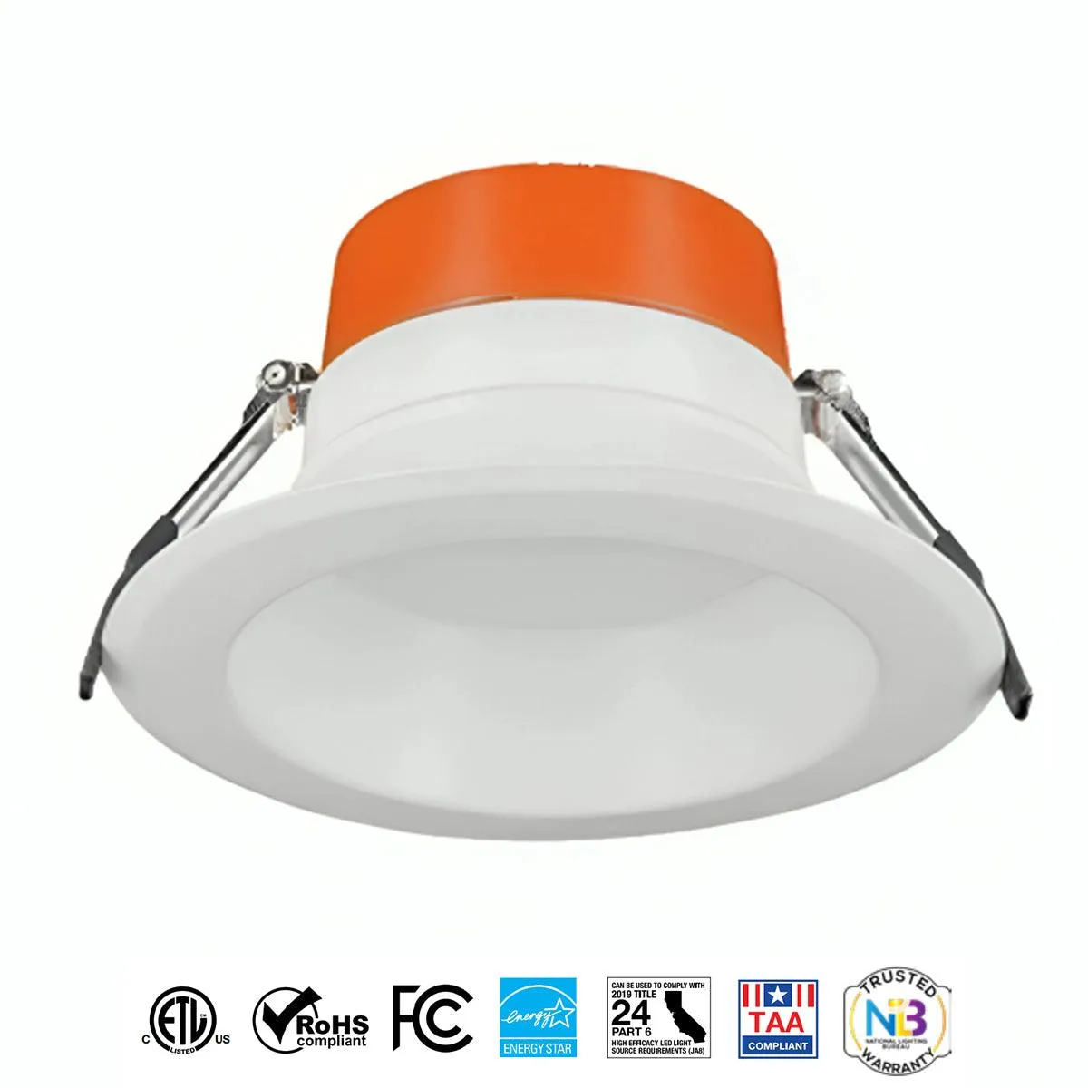 10 In Commercial LED Downlight, 3000|3500|4000 Lumens, Selectable 3000K to 5000K, 120-277V