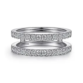 14K White Gold Diamond Enhancer Ring