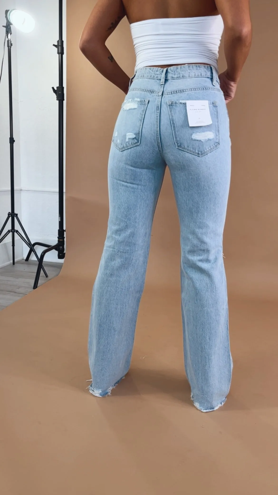 90'S Vintage Flare Jeans, VERVET