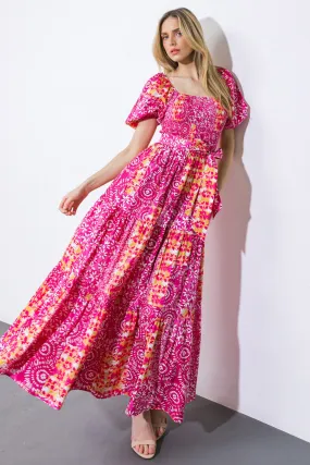 A LEAP OF FAITH WOVEN MAXI DRESS