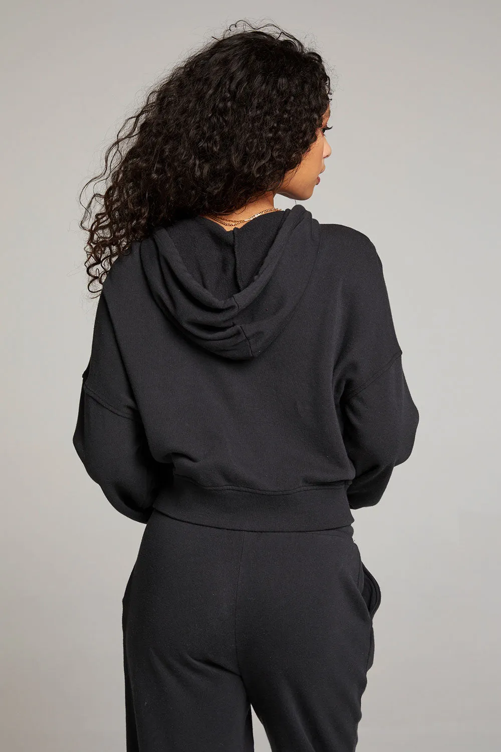 Abilenee Licorice  Zip Up