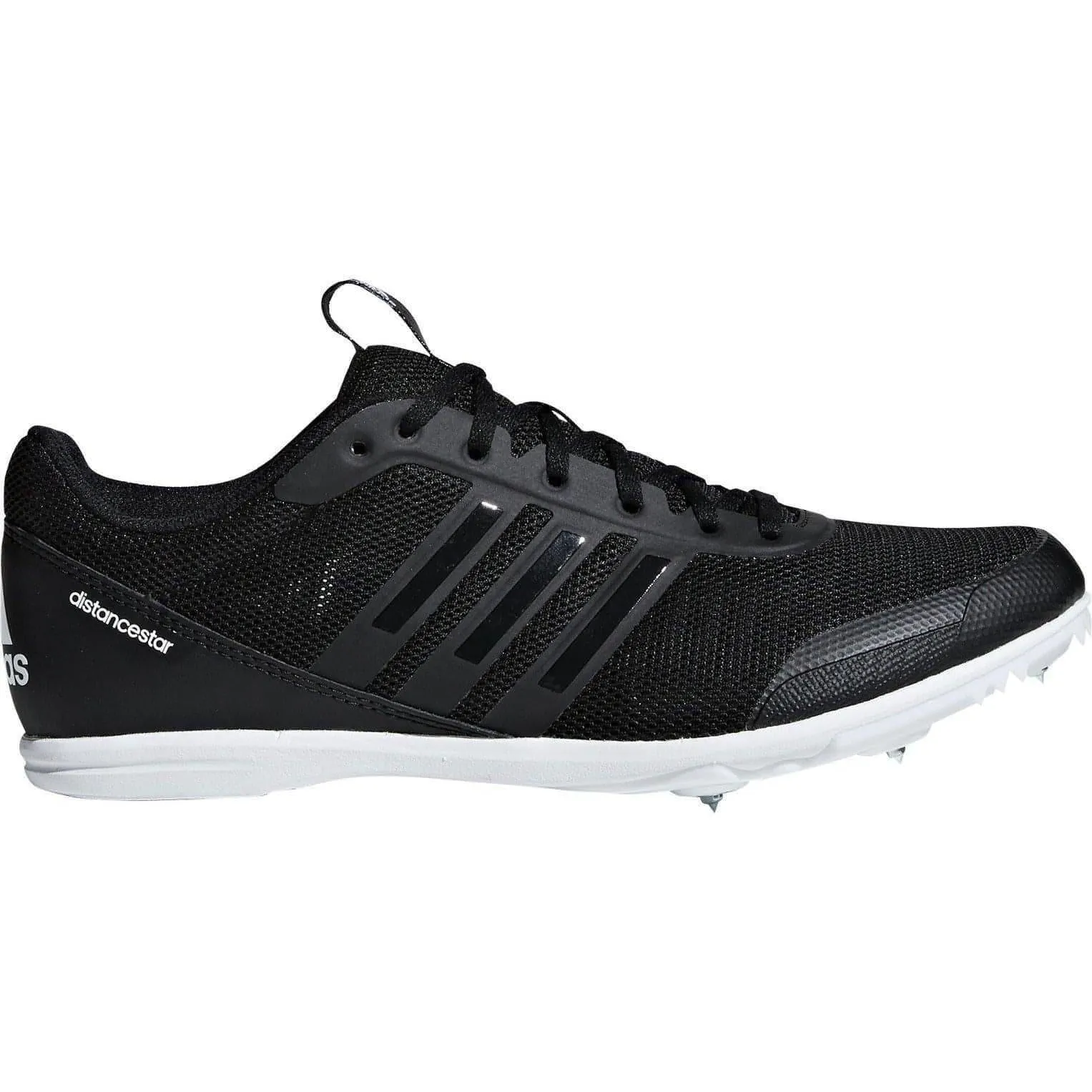 adidas Distancestar Womens Running Spikes - Black