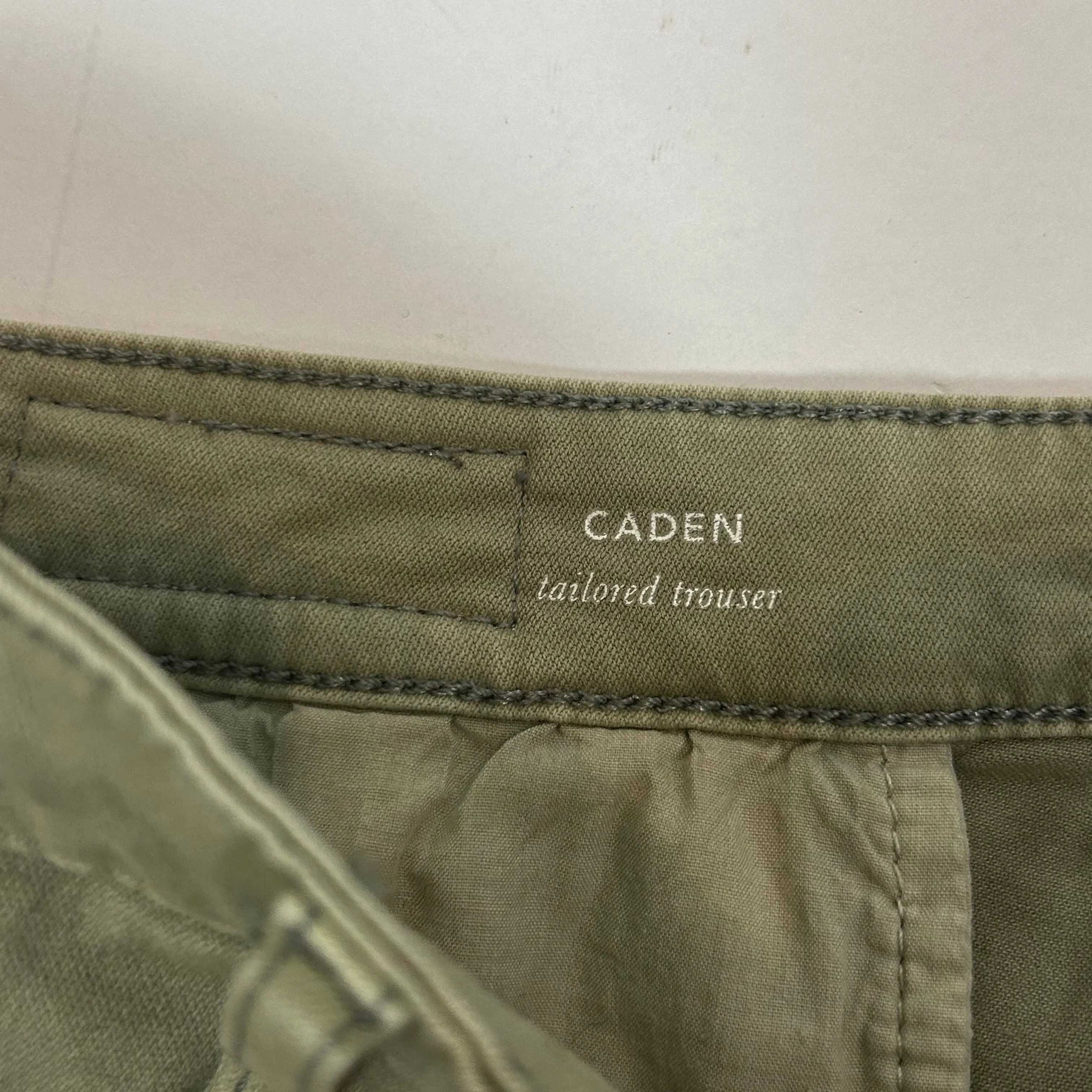 Adriano Goldschmied Caden Tailored Olive Trousers 30