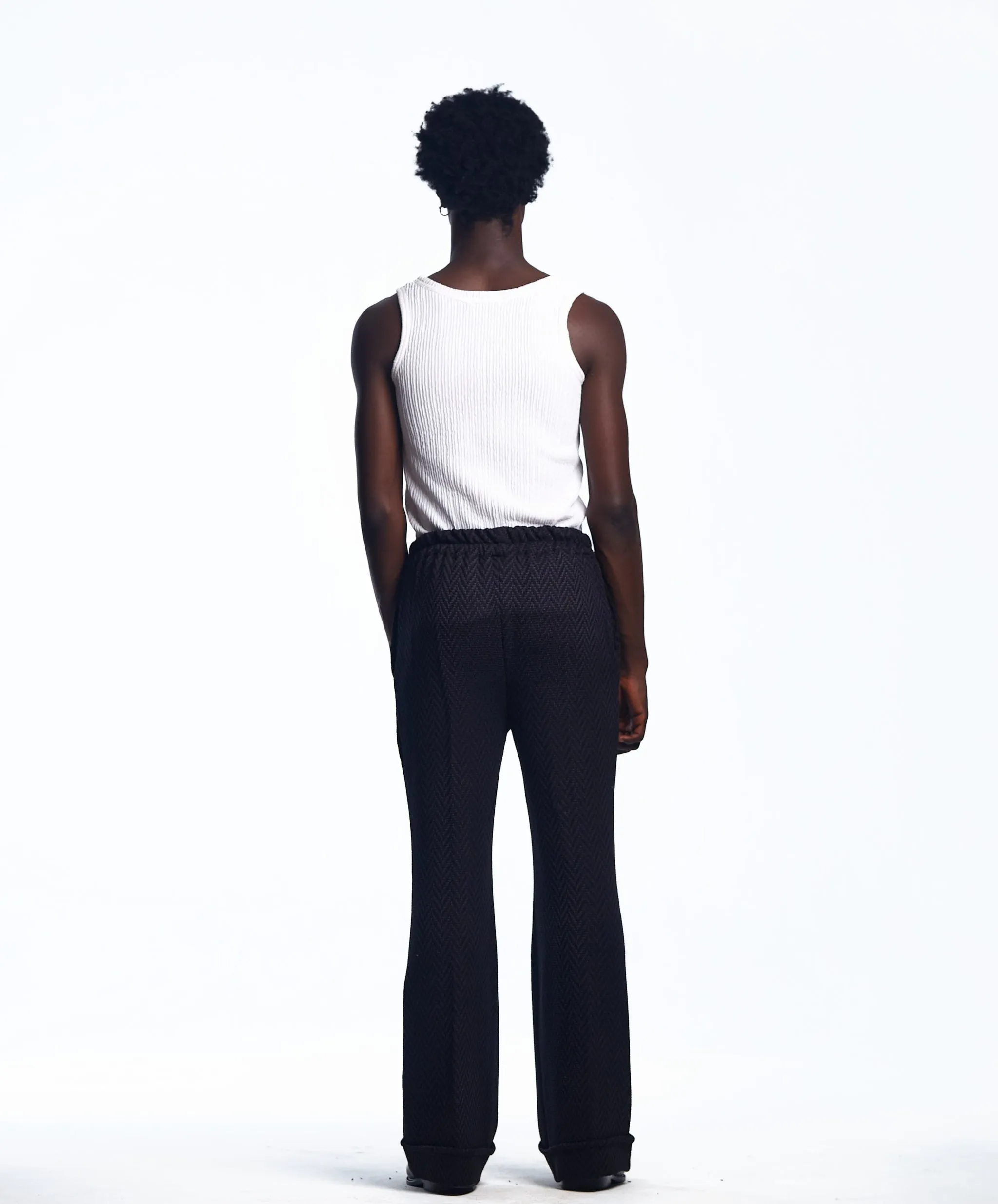 AJABENG Antwi Crochet-Knit Bell Bottom Pants