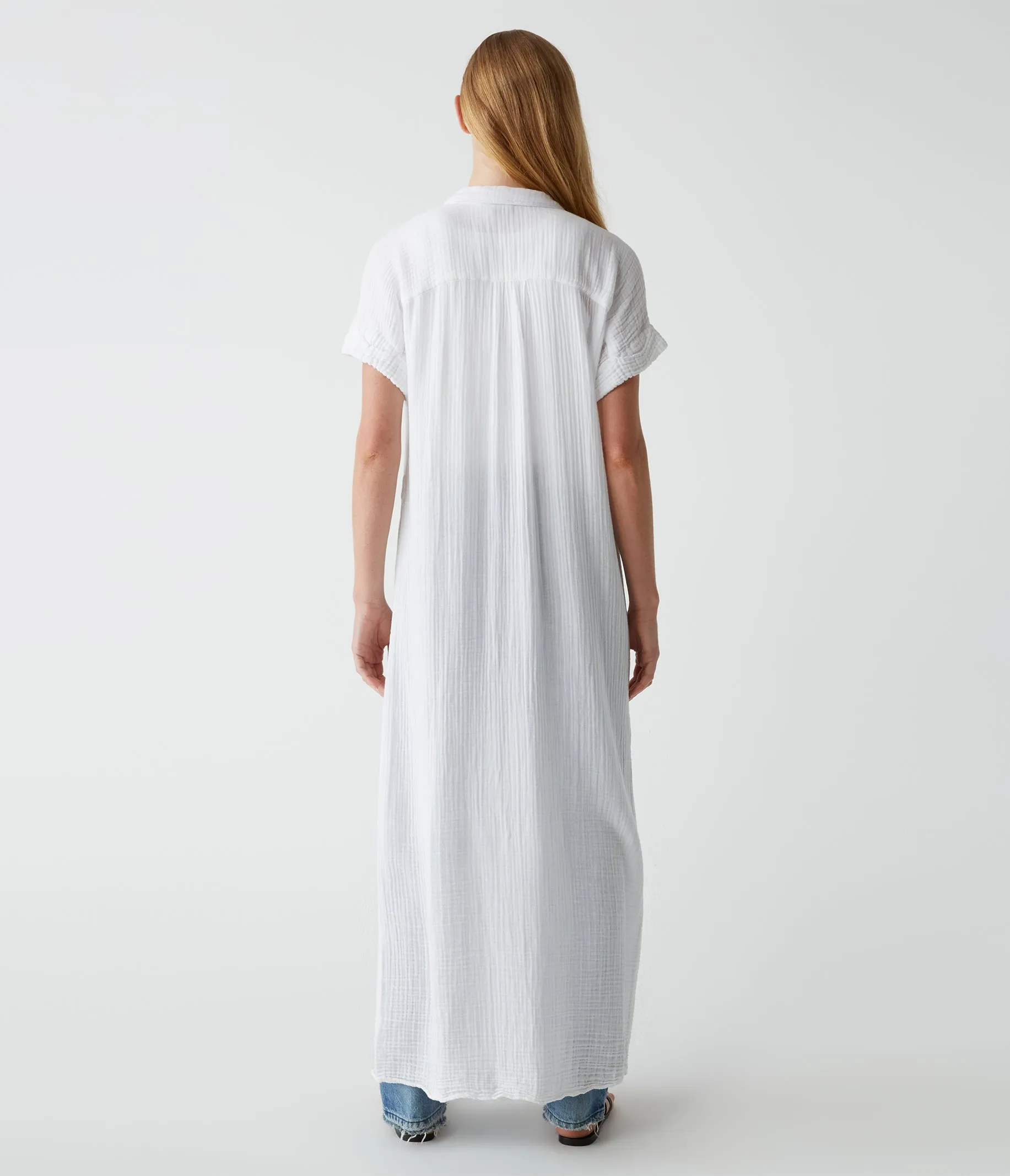 Allen Gauze Shirt Dress