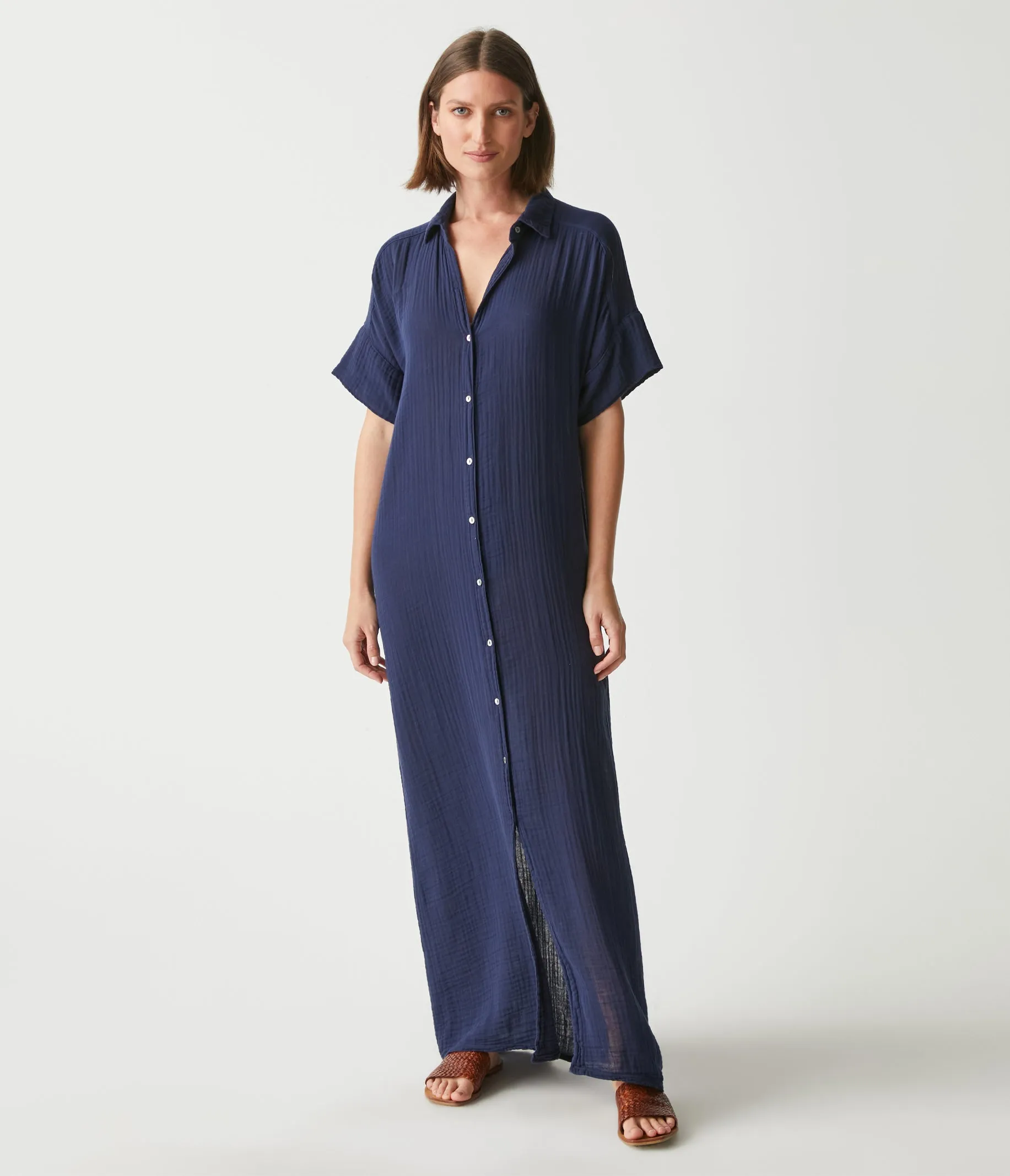 Allen Gauze Shirt Dress