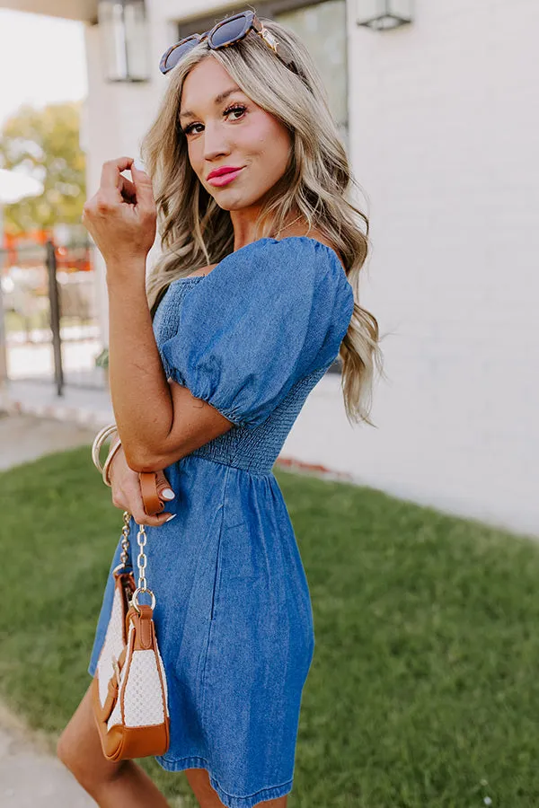 Allure Avenue Denim Romper