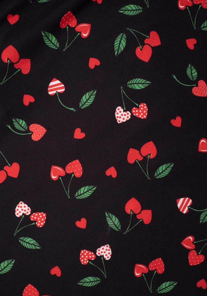 Anastasia Cherry Heart Print Dress