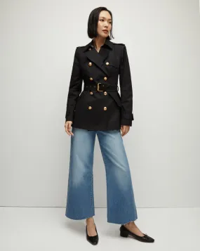 Angelique Dickey Cropped Trench