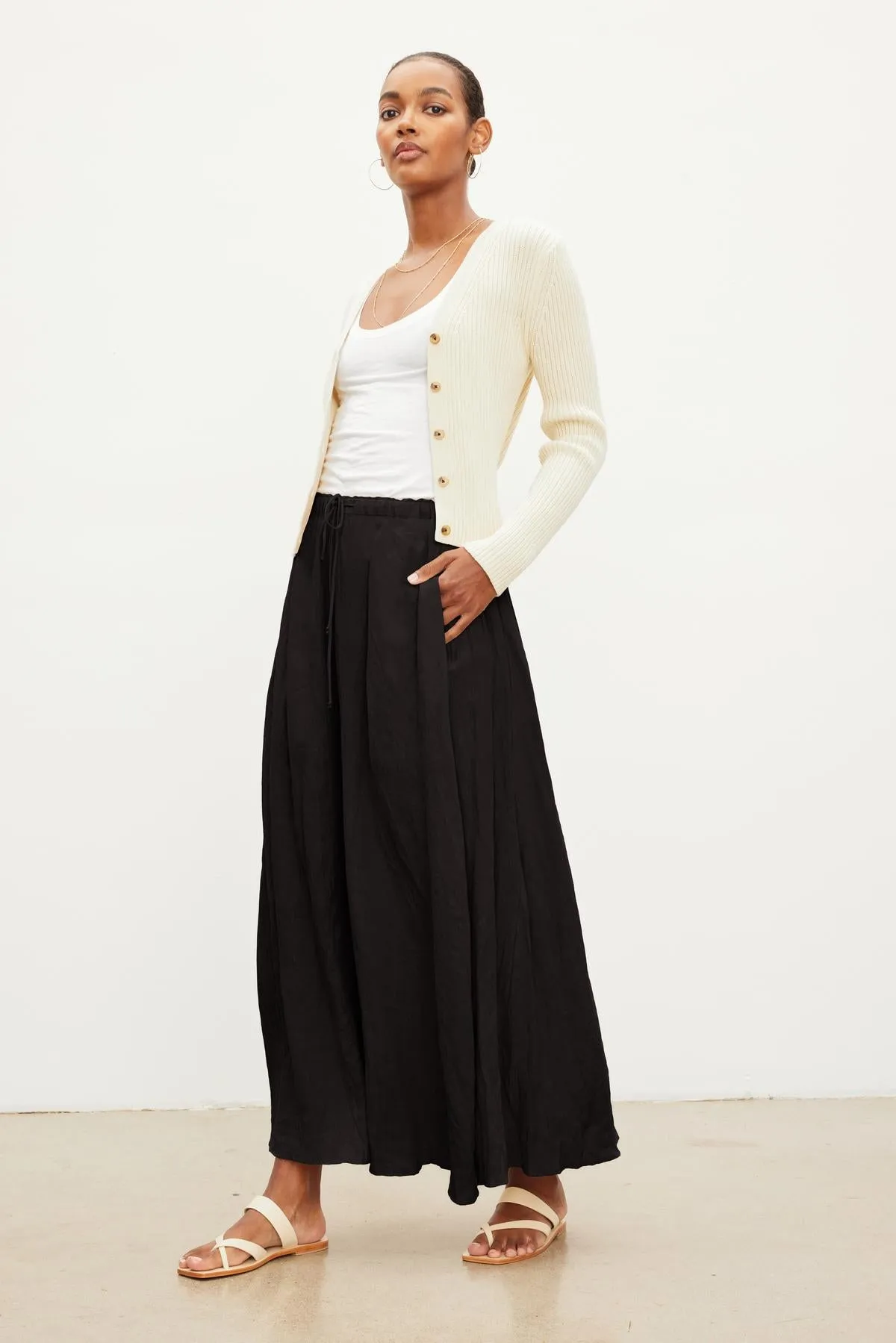 BAILEY LINEN MAXI SKIRT