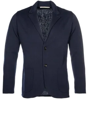 Basket Weave Swacket Navy