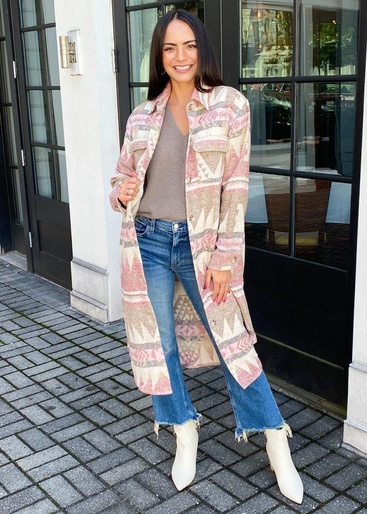 BB Dakota X Steve Madden Mojave Moon Printed Coat