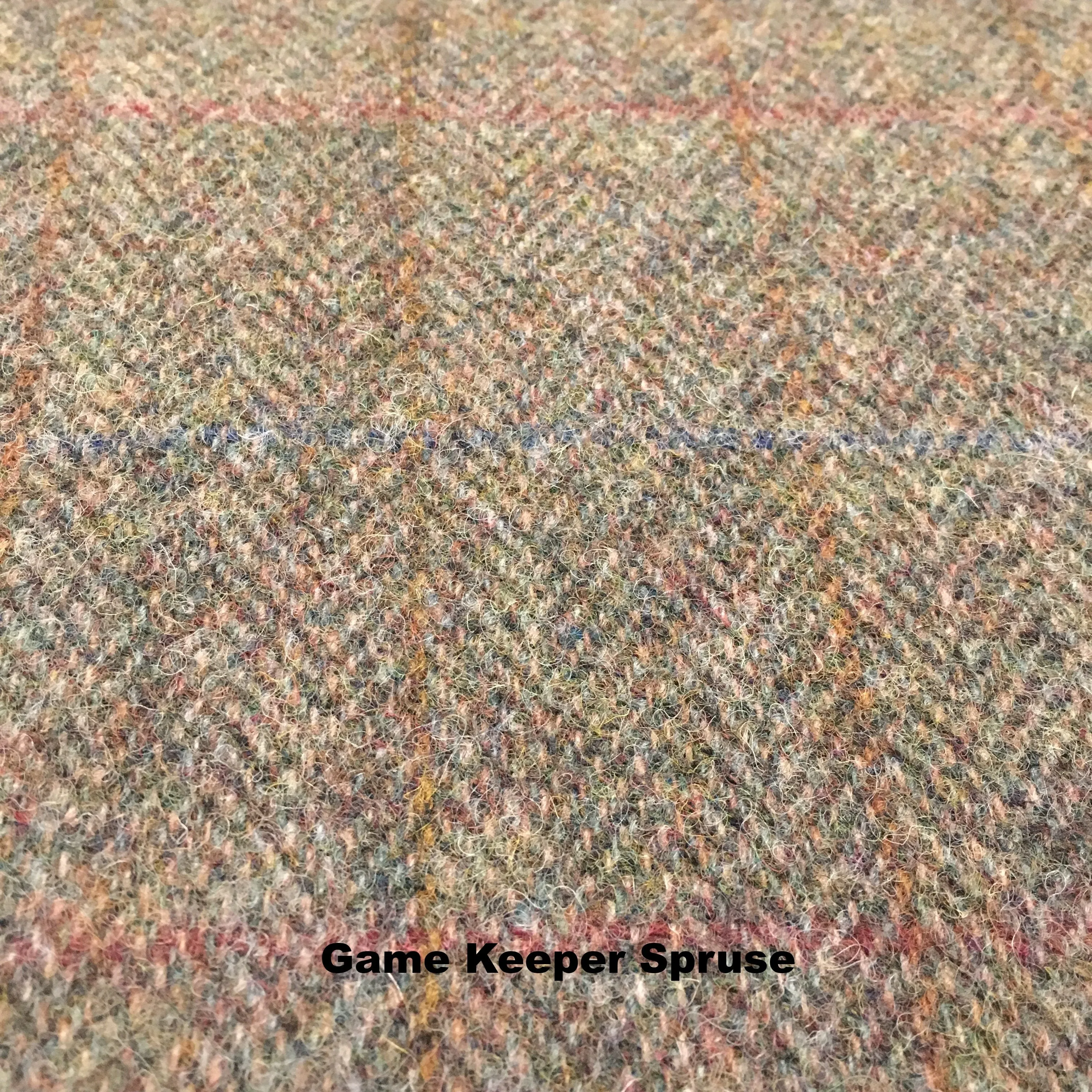 Belt and Button Cushions - Harris Tweed