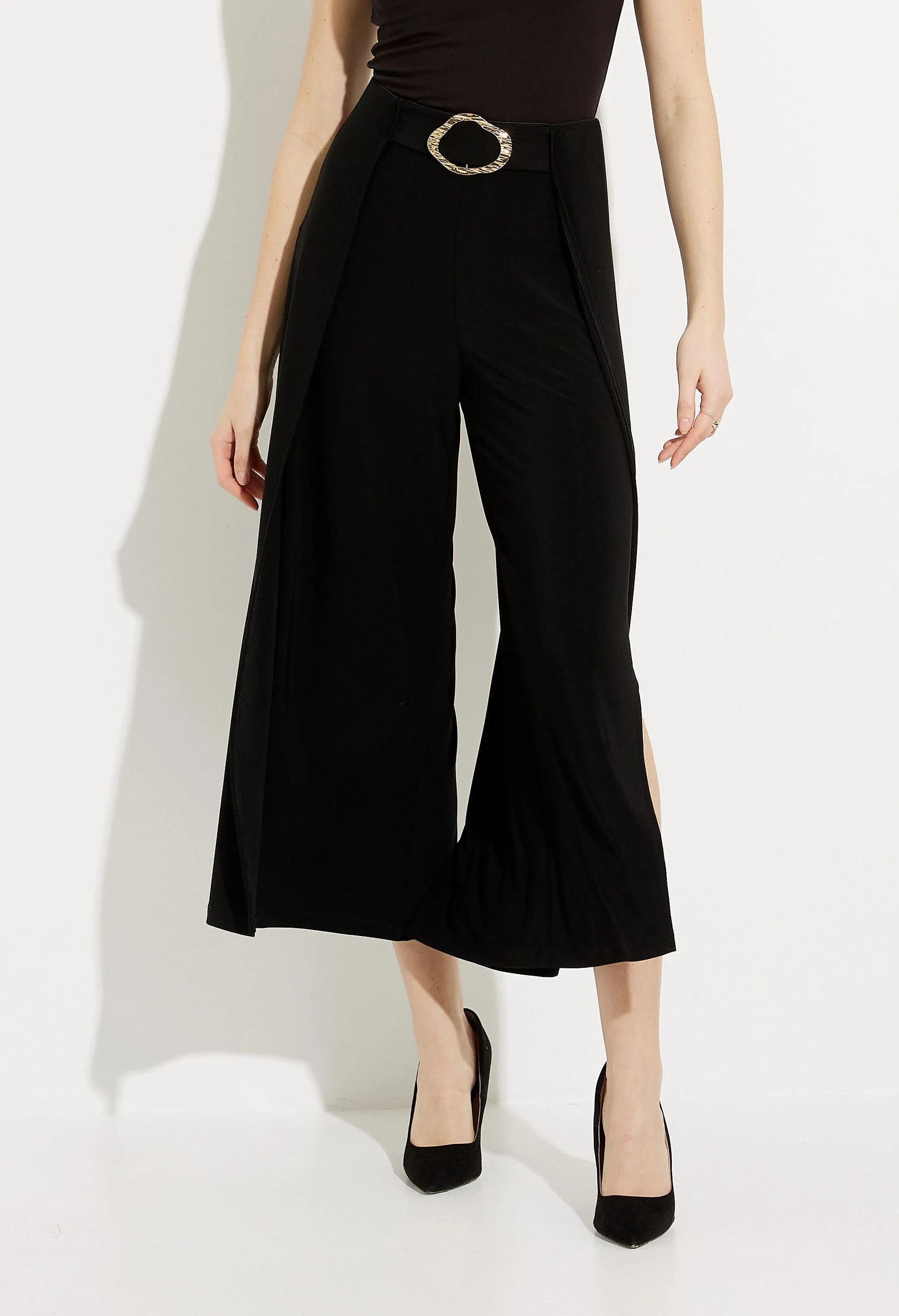 Belted Wide Leg Trousers