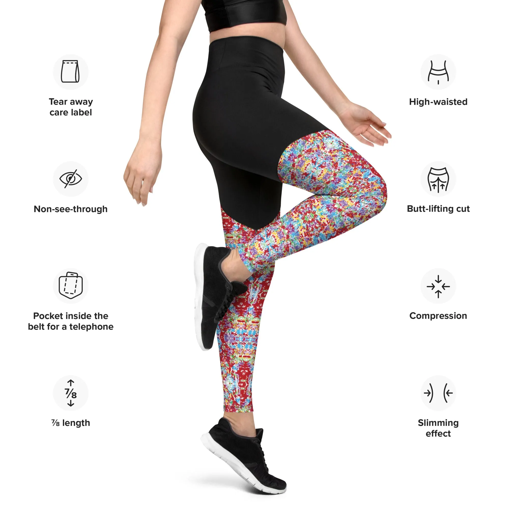 Bettie Black Compression Sports Leggings