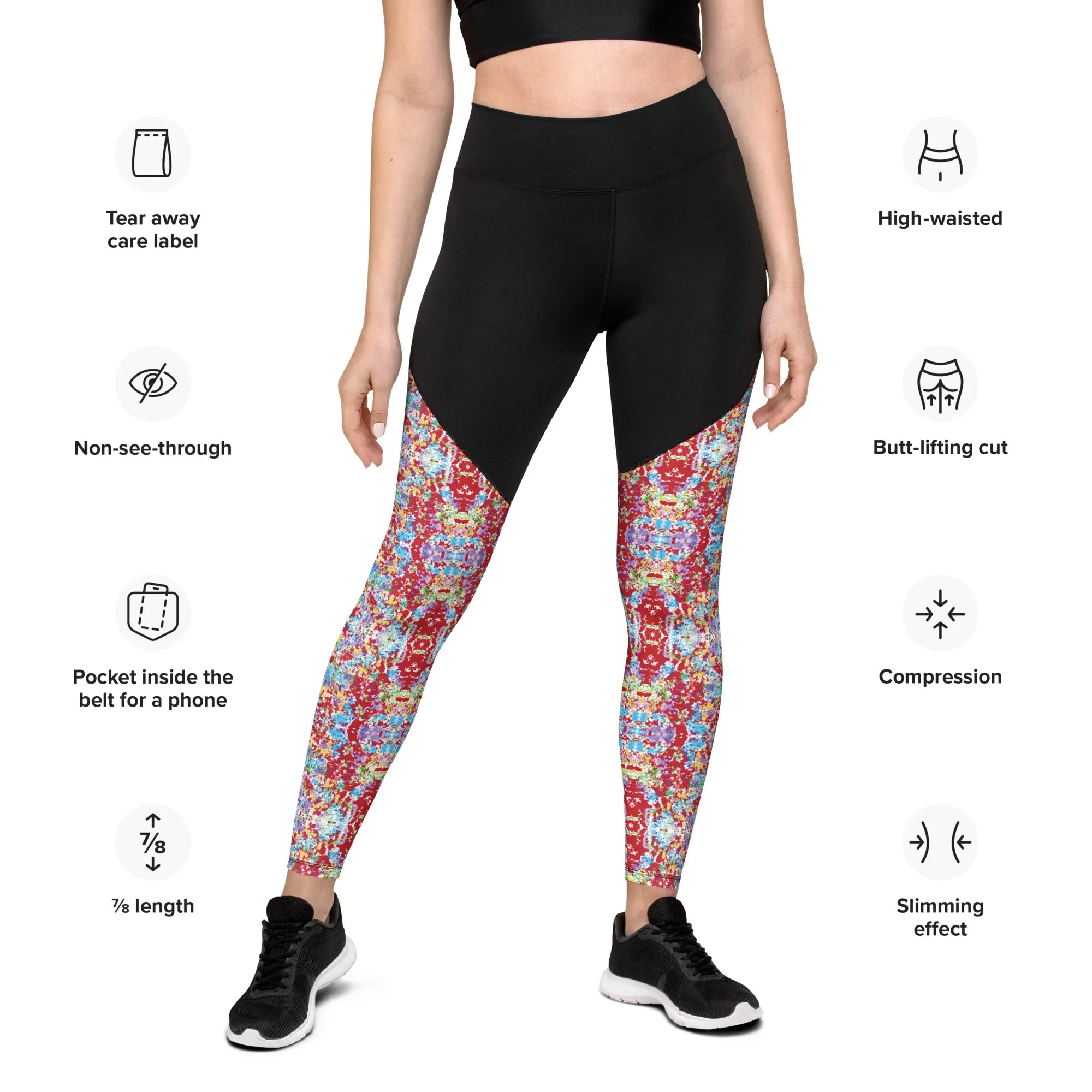 Bettie Black Compression Sports Leggings