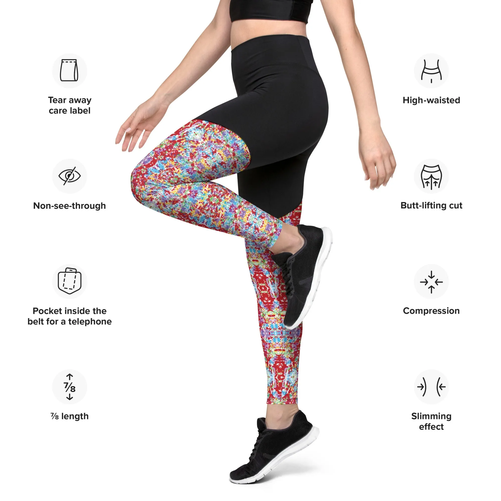 Bettie Black Compression Sports Leggings