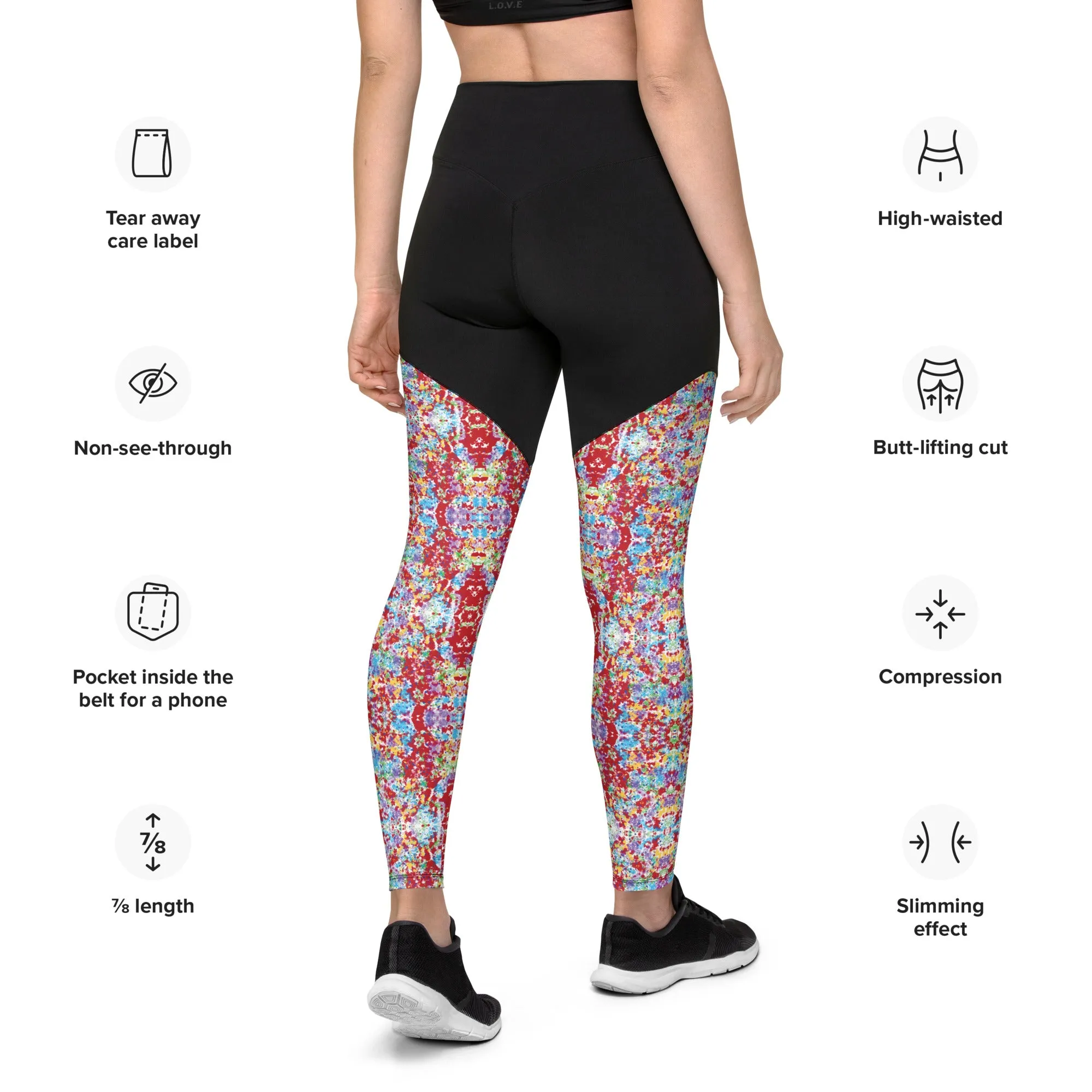 Bettie Black Compression Sports Leggings