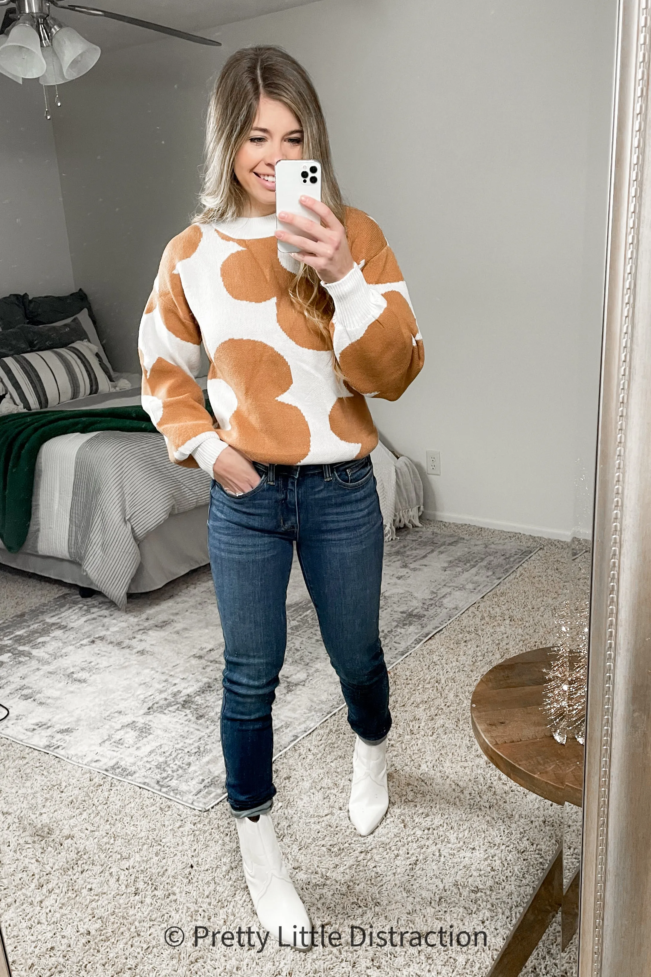 Bigger is Better Mod Floral Sweater