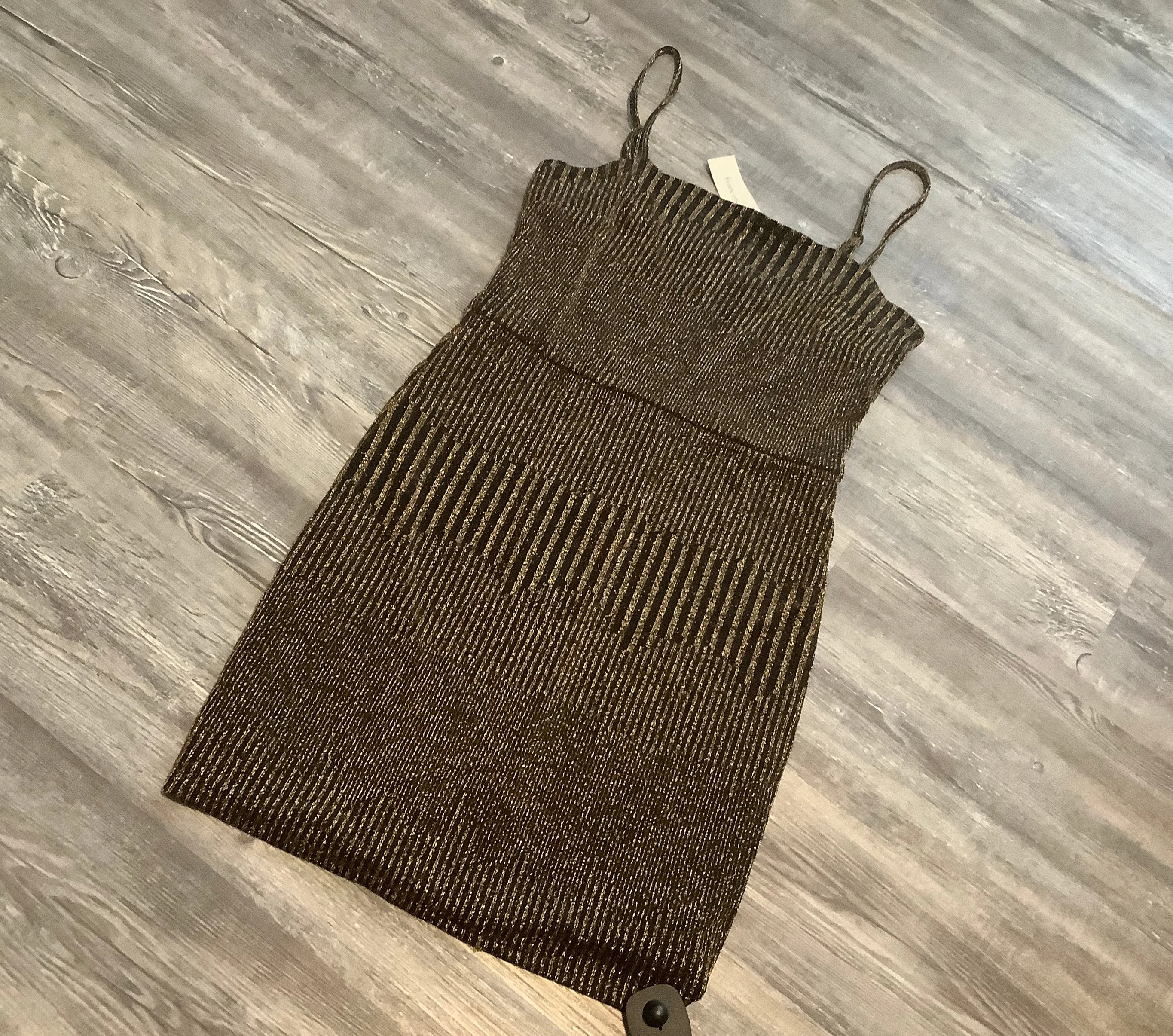 Black & Gold Dress Party Short Mi Ami, Size L