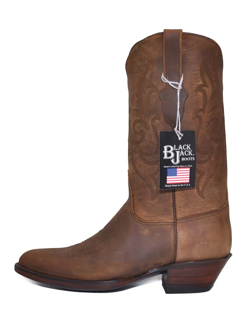 Black Jack TN350-24 Mens Oil Calf Western Boots Tan