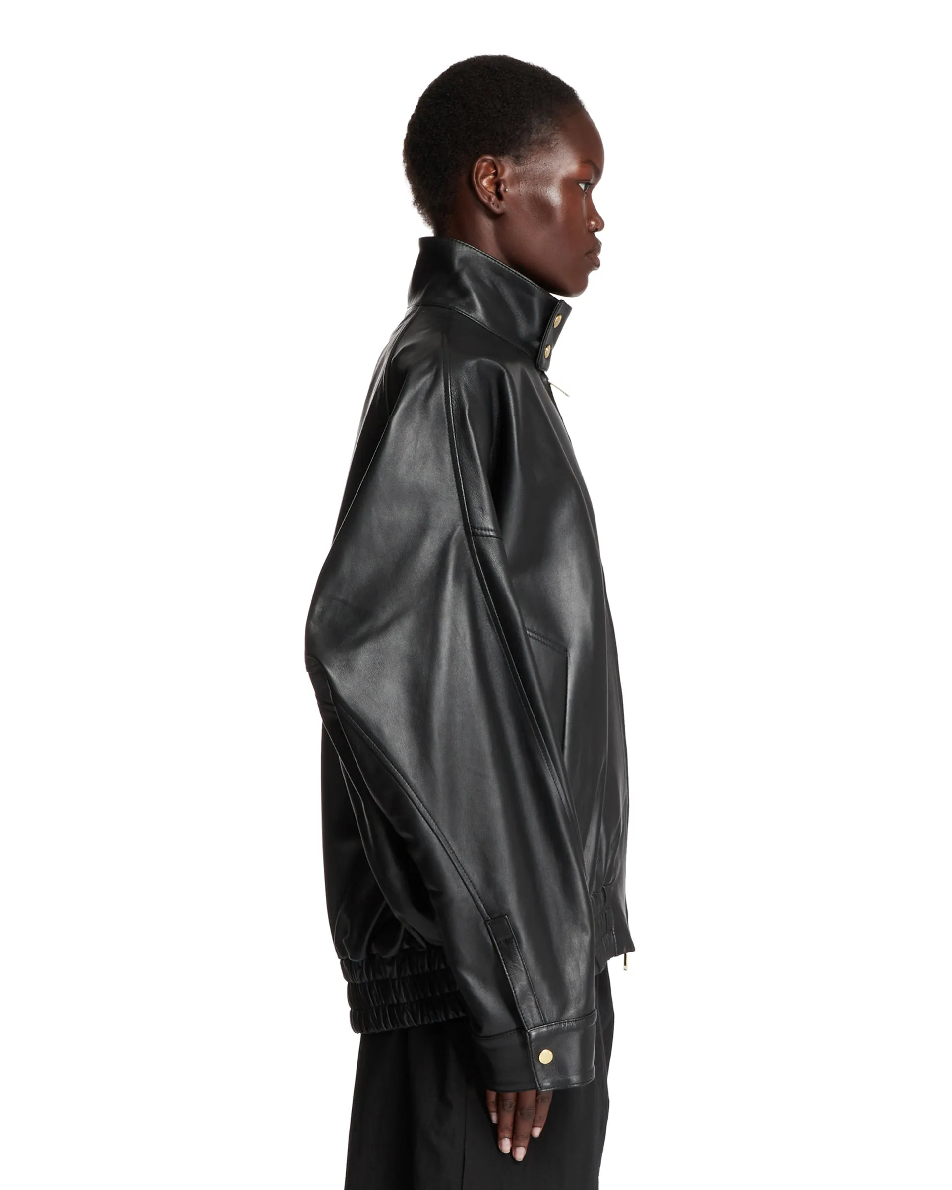 Black Lee Bomber Jacket