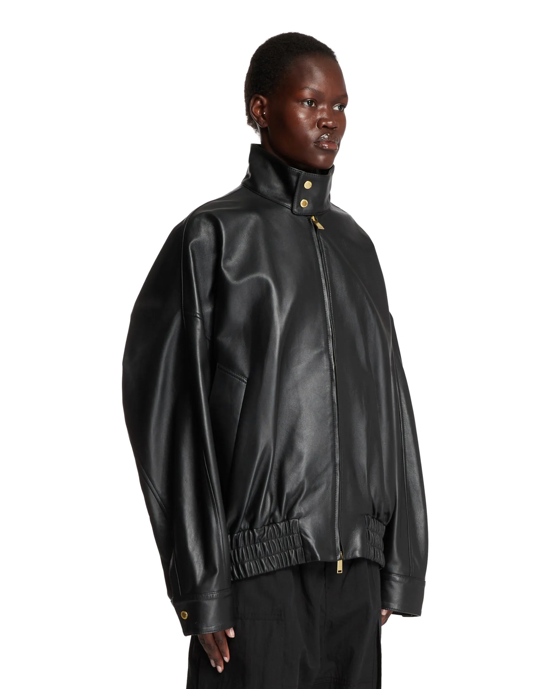 Black Lee Bomber Jacket