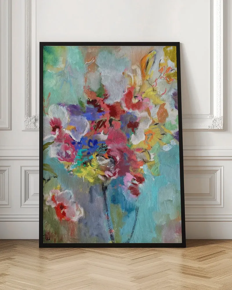 Black Vase - Stretched Canvas, Poster or Fine Art Print