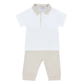 Blues Baby Boys Milan Collection Stone Top & Pants