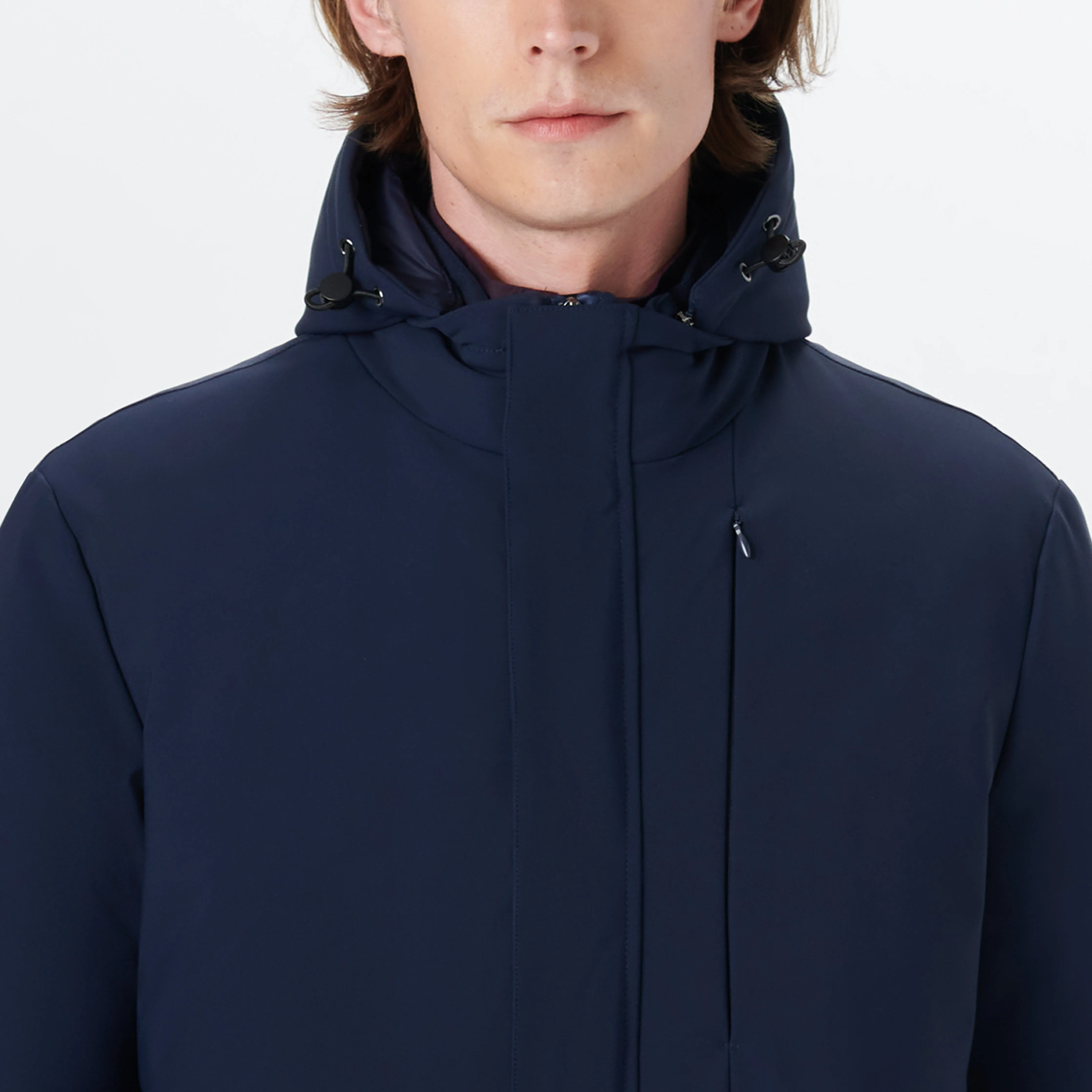 Bomber Jacket with Hood