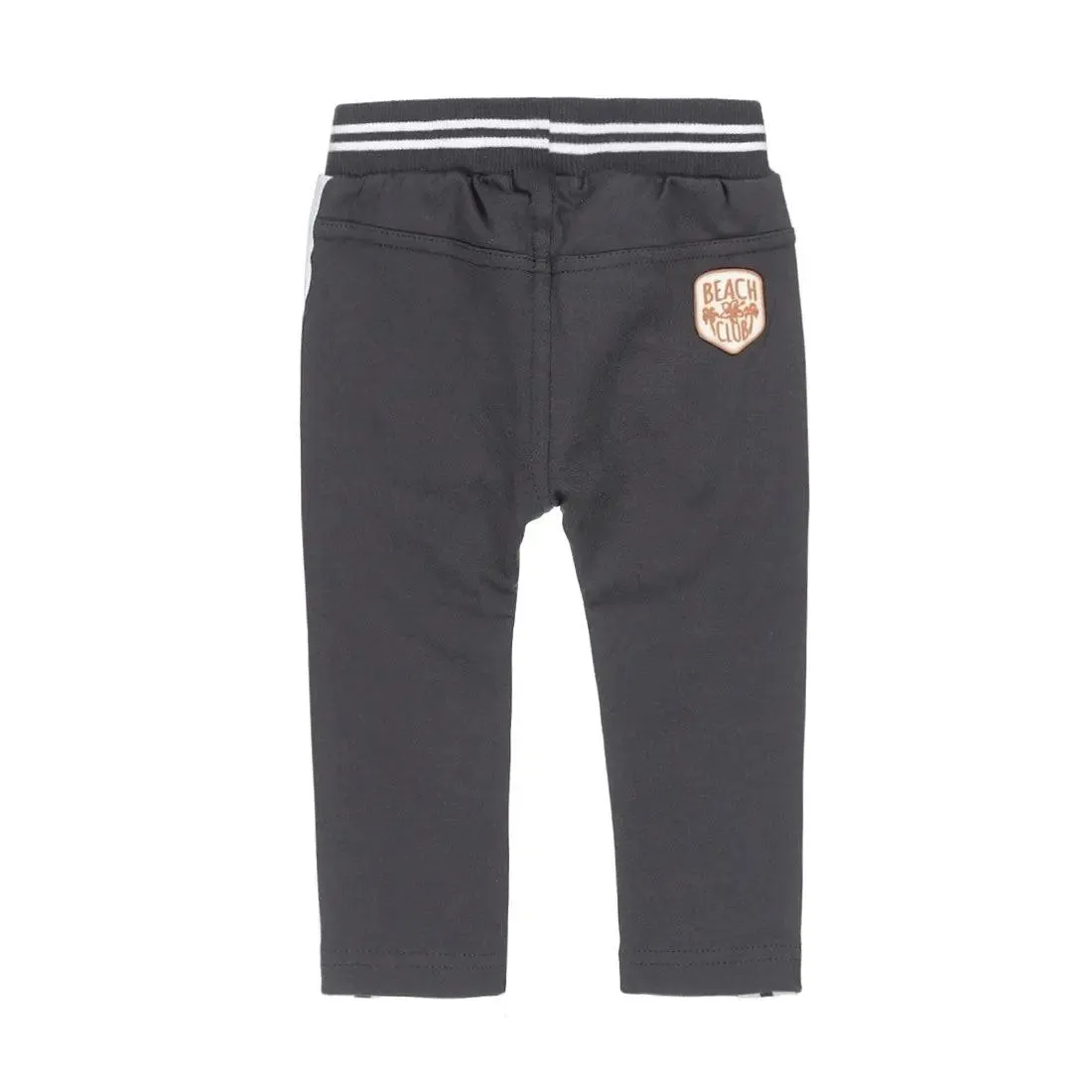 Boys Jogging Pant Dark Grey White | Dirkje