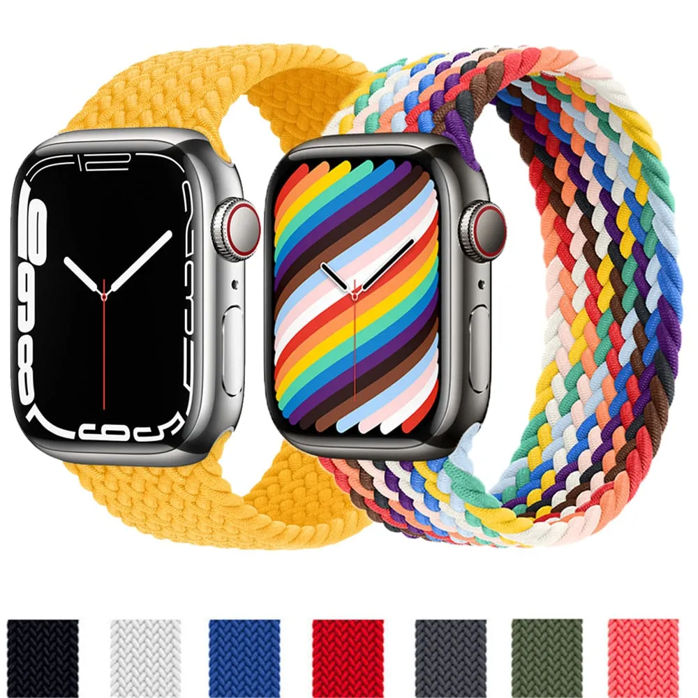 Braided Solo Loop For Apple Watch Band Strap