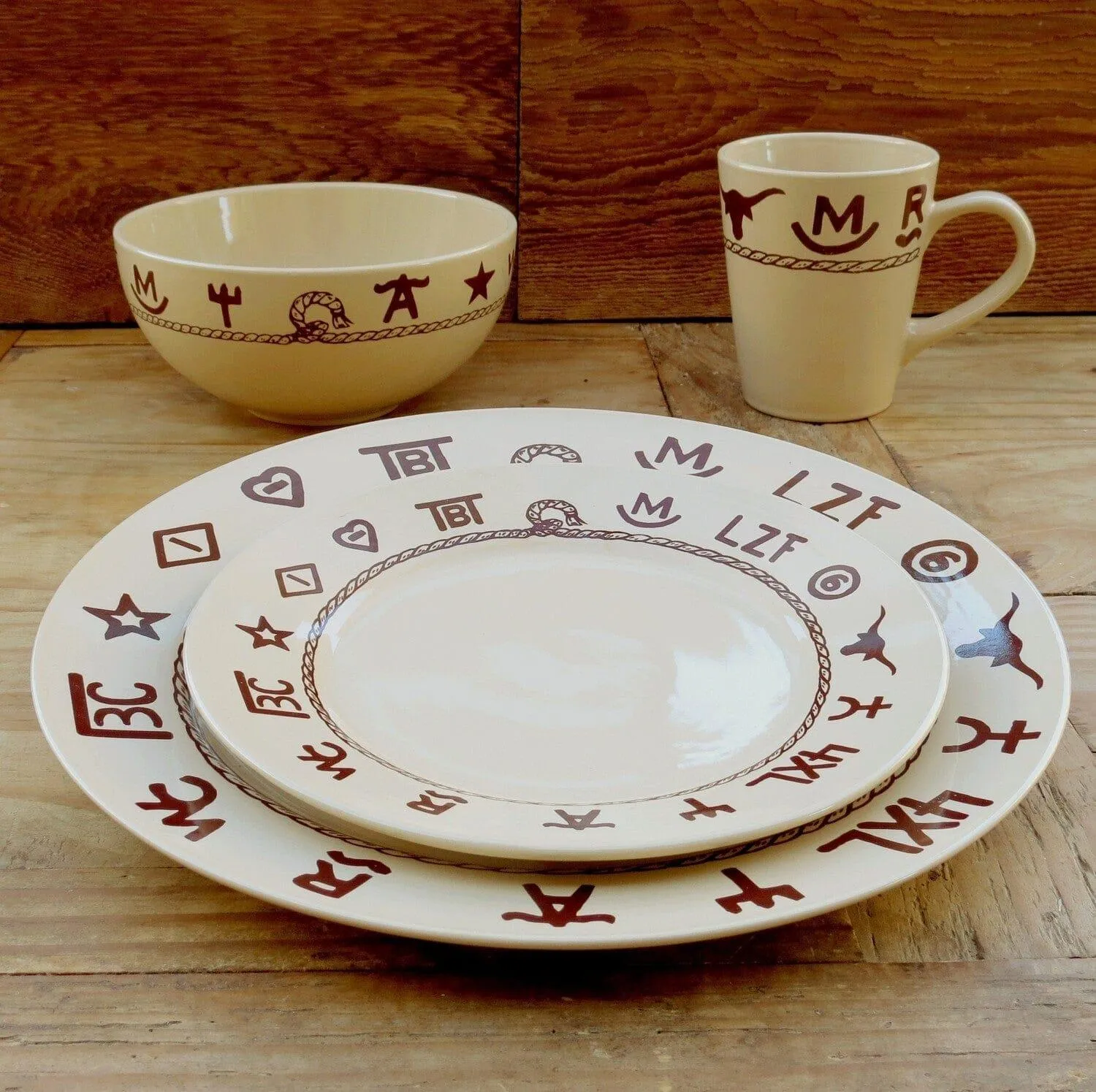 Branded Western Dinnerware Set