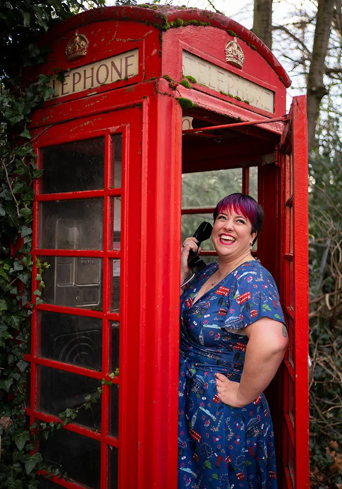 Bromley London Print Midi Dress