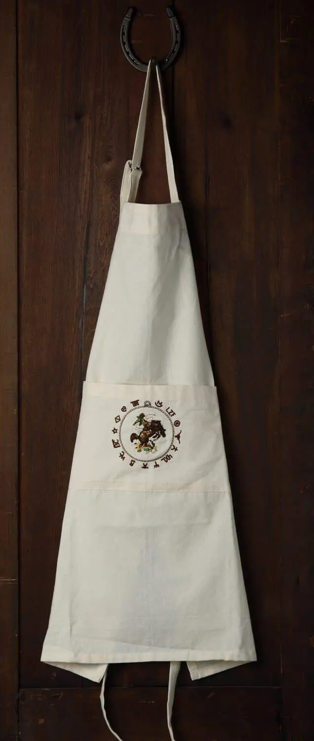 Bronc & Brands Embroidered Kitchen Apron