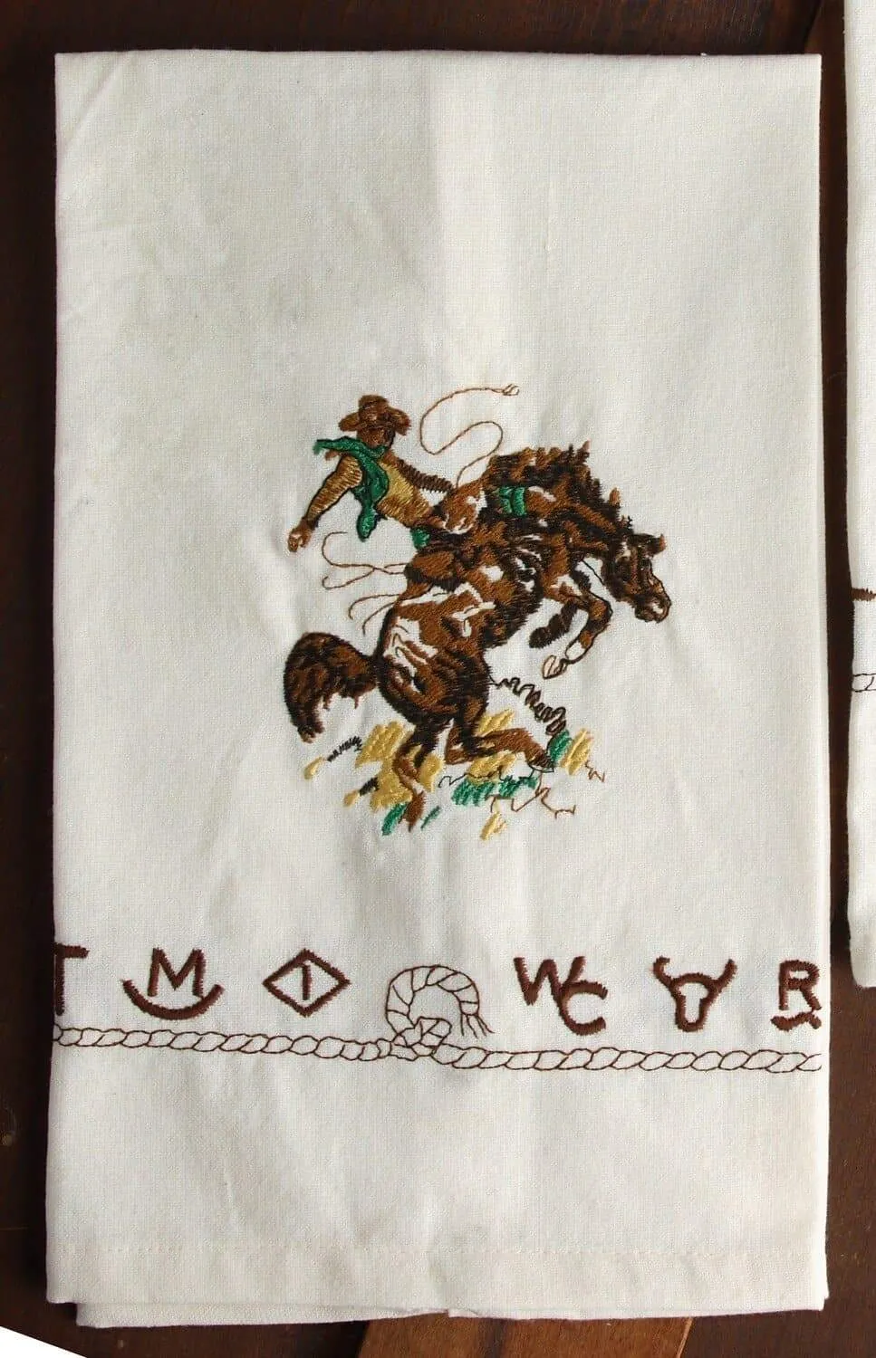 Bronc & Brands Embroidered Kitchen Apron