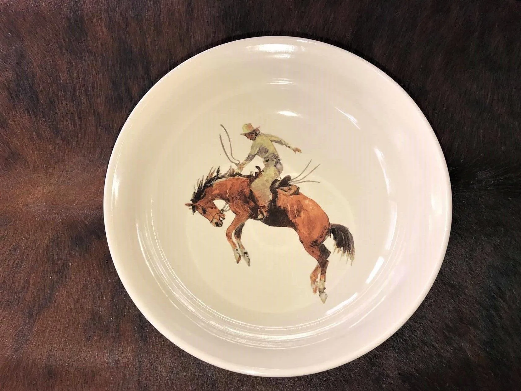 Bronc and Brands Serving Bowl