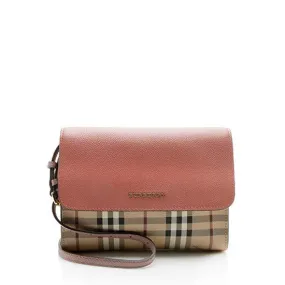 Burberry Haymarket Check Loxley Crossbody Bag