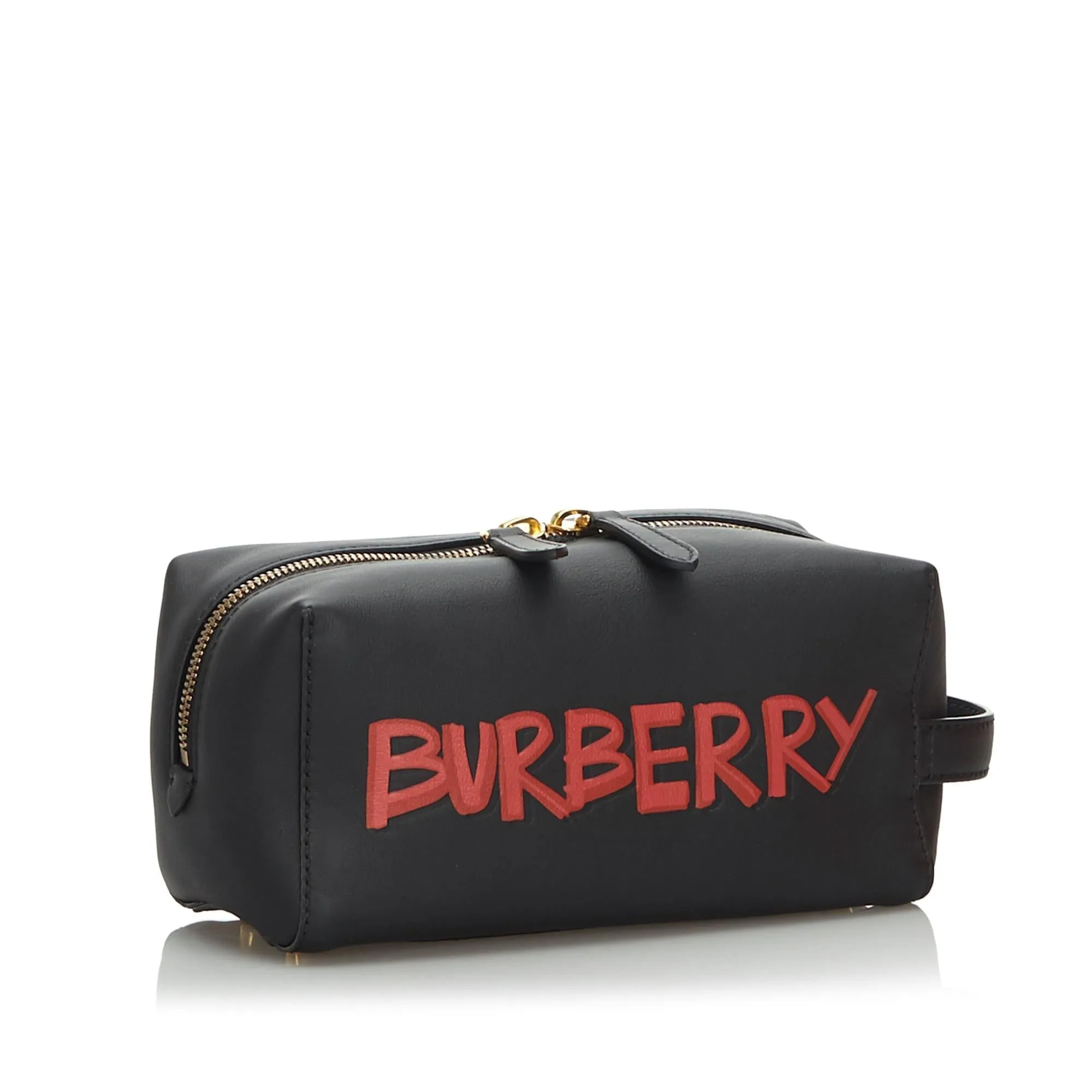 Burberry Leather Graffiti Clutch  (SHG-10029)