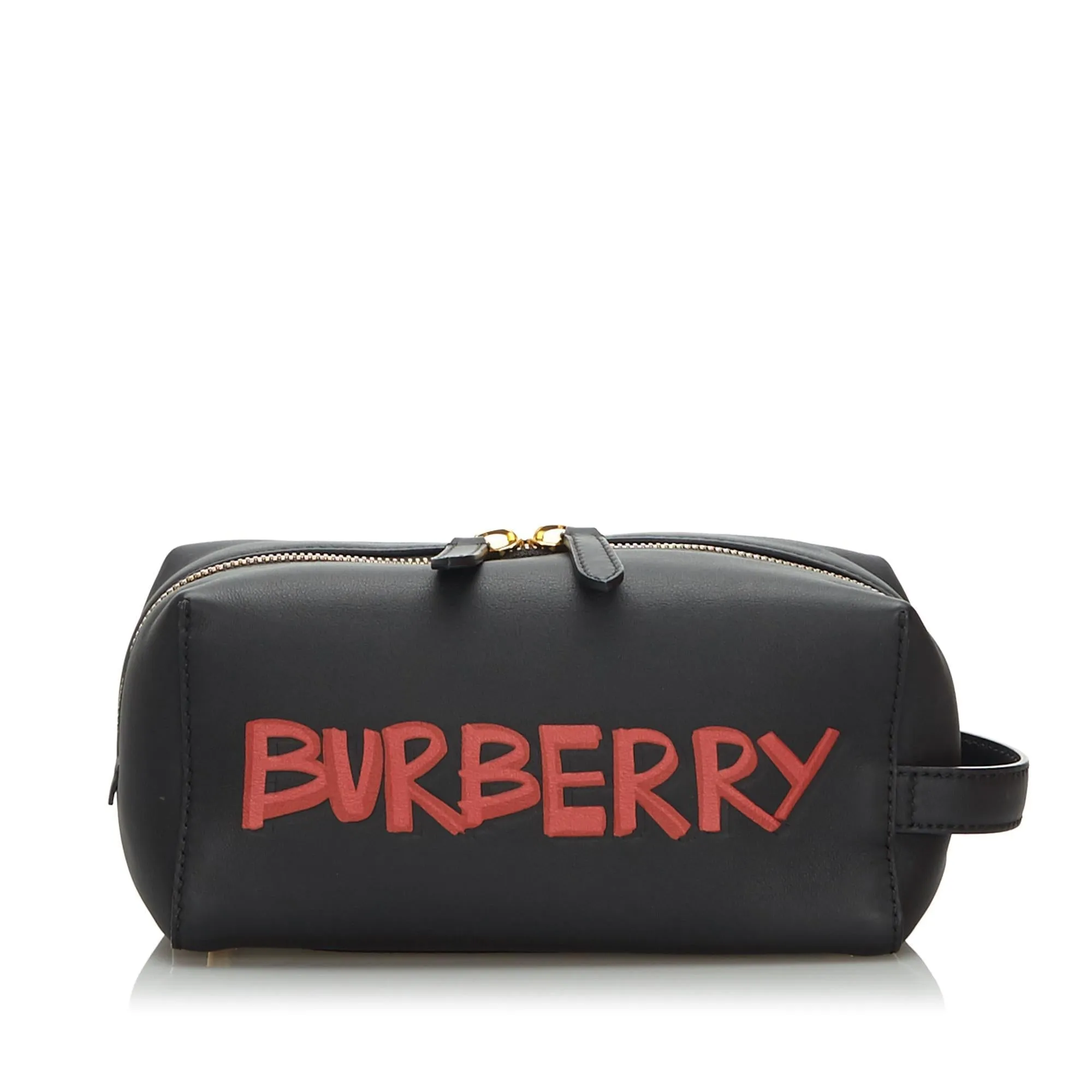 Burberry Leather Graffiti Clutch  (SHG-10029)