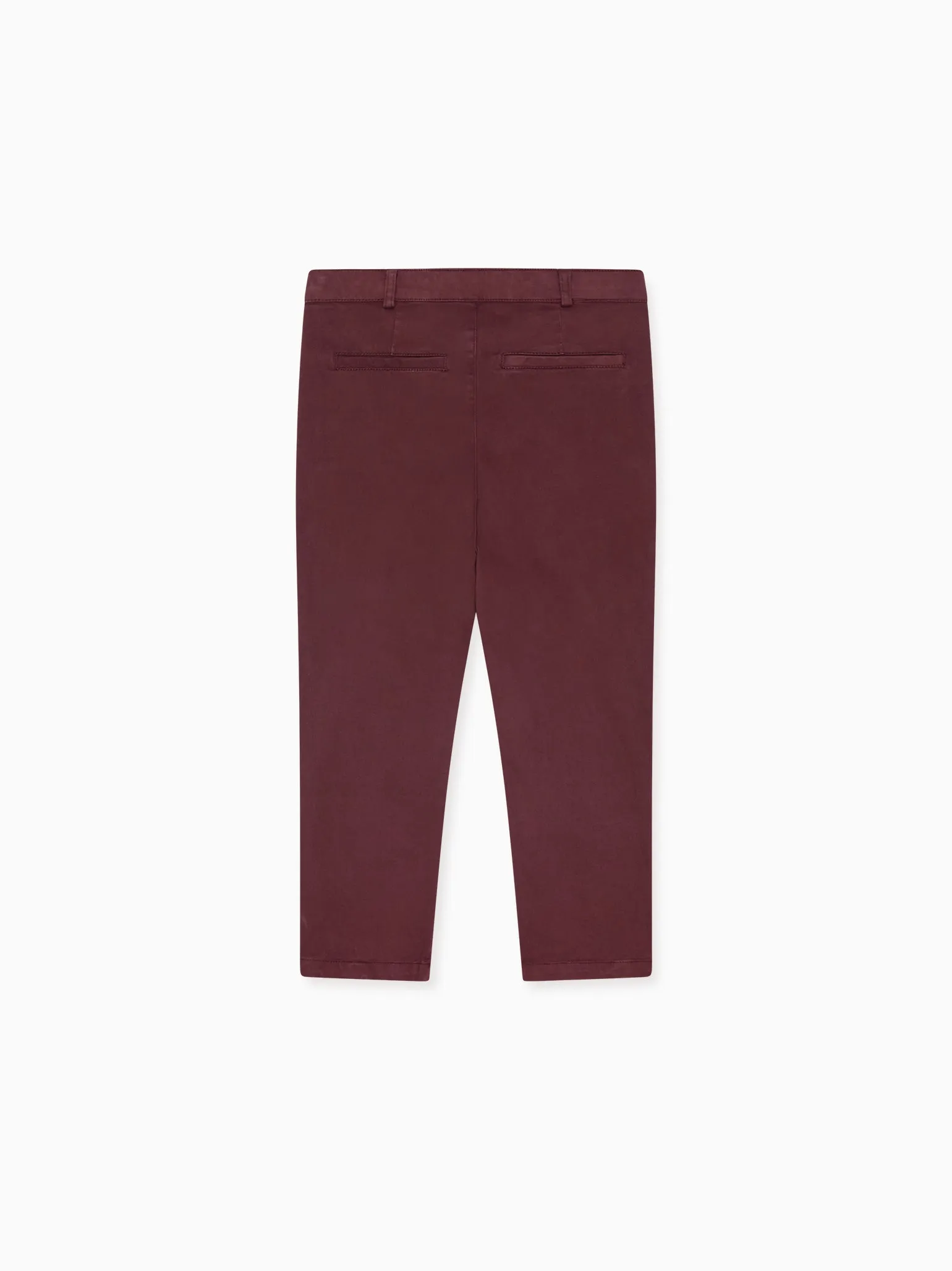 Burgundy Elio Boy Chinos