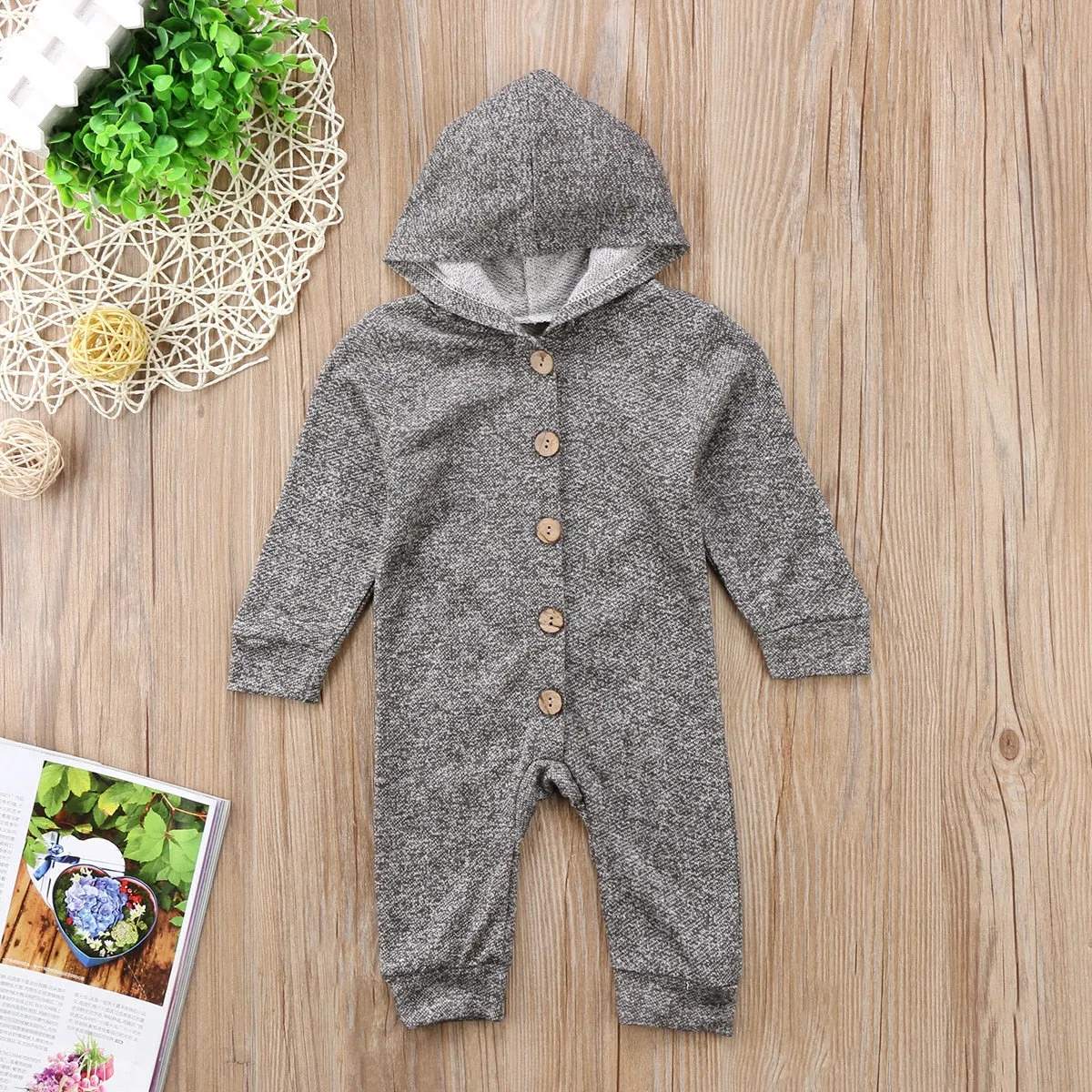 Buttoned Onesie