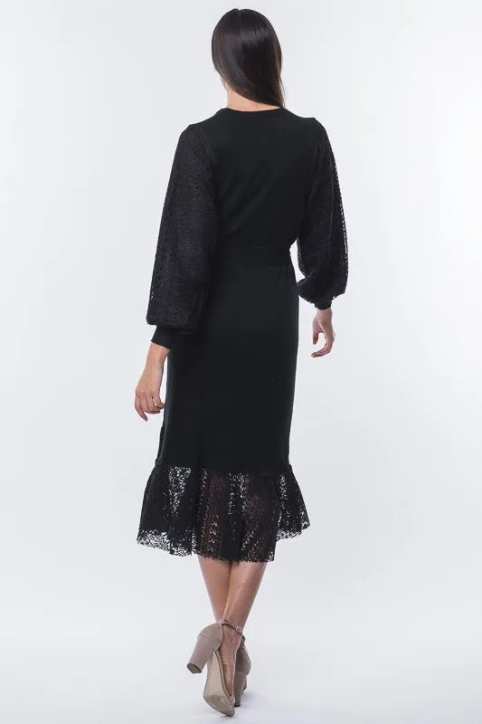 Celine Lace Midi Dress