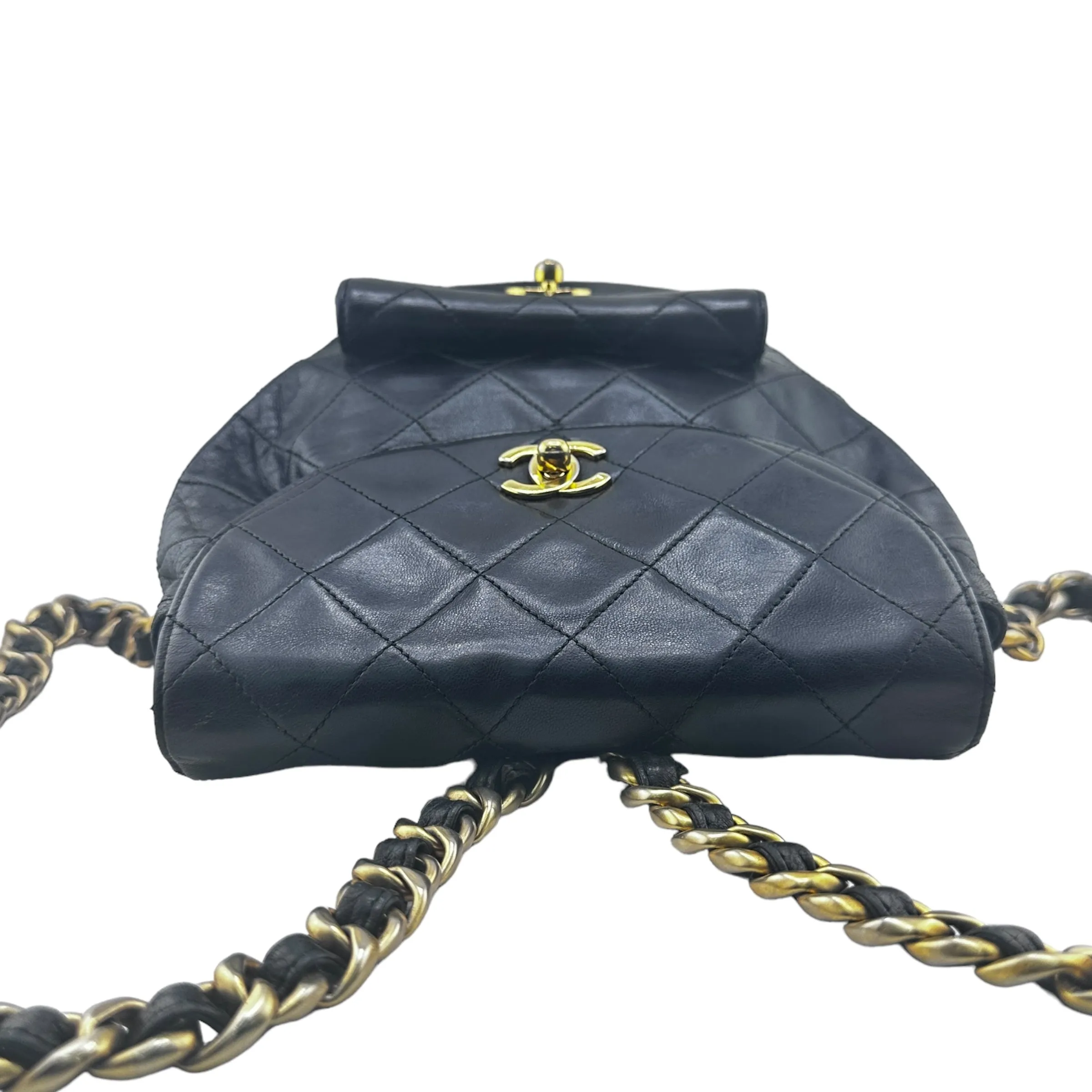 CHANEL Lambskin Quilted Duma Backpack