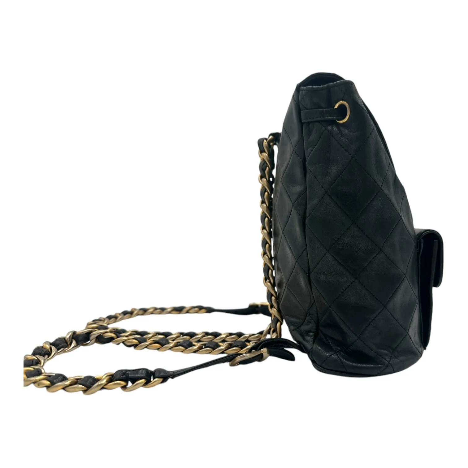 CHANEL Lambskin Quilted Duma Backpack