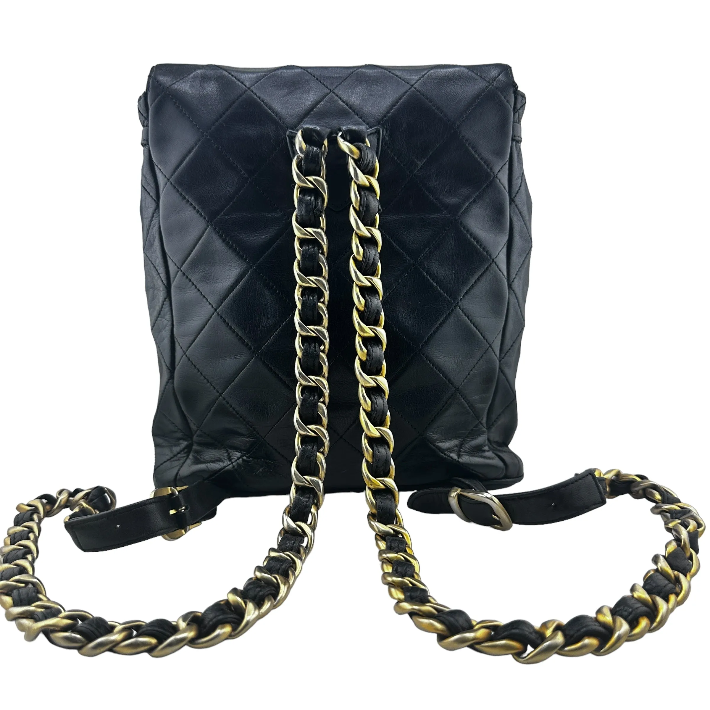 CHANEL Lambskin Quilted Duma Backpack