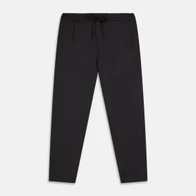 Charcoal Tailored Drawstring Trousers