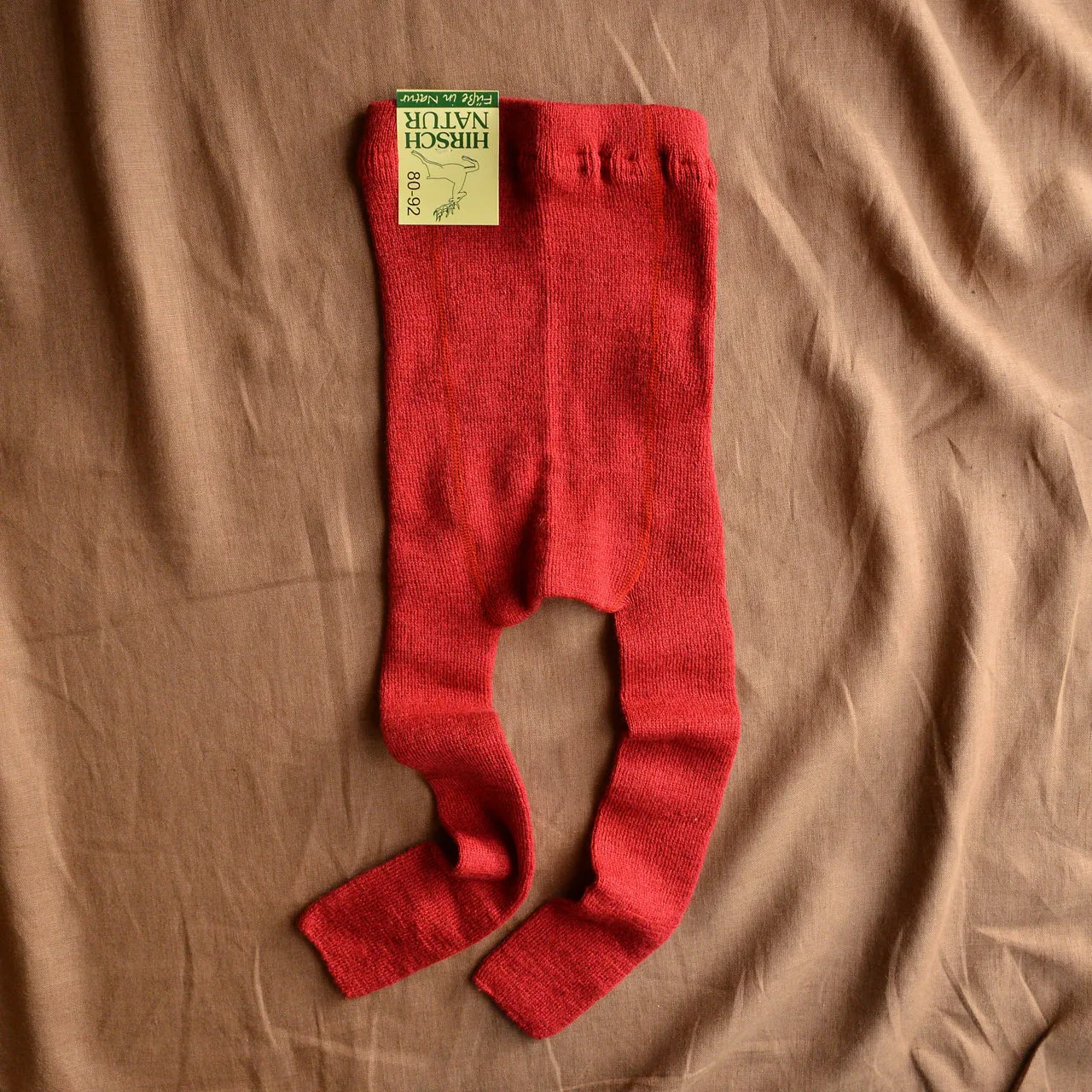 Child's Footless Tights in Organic Wool/Cotton (0-10y)