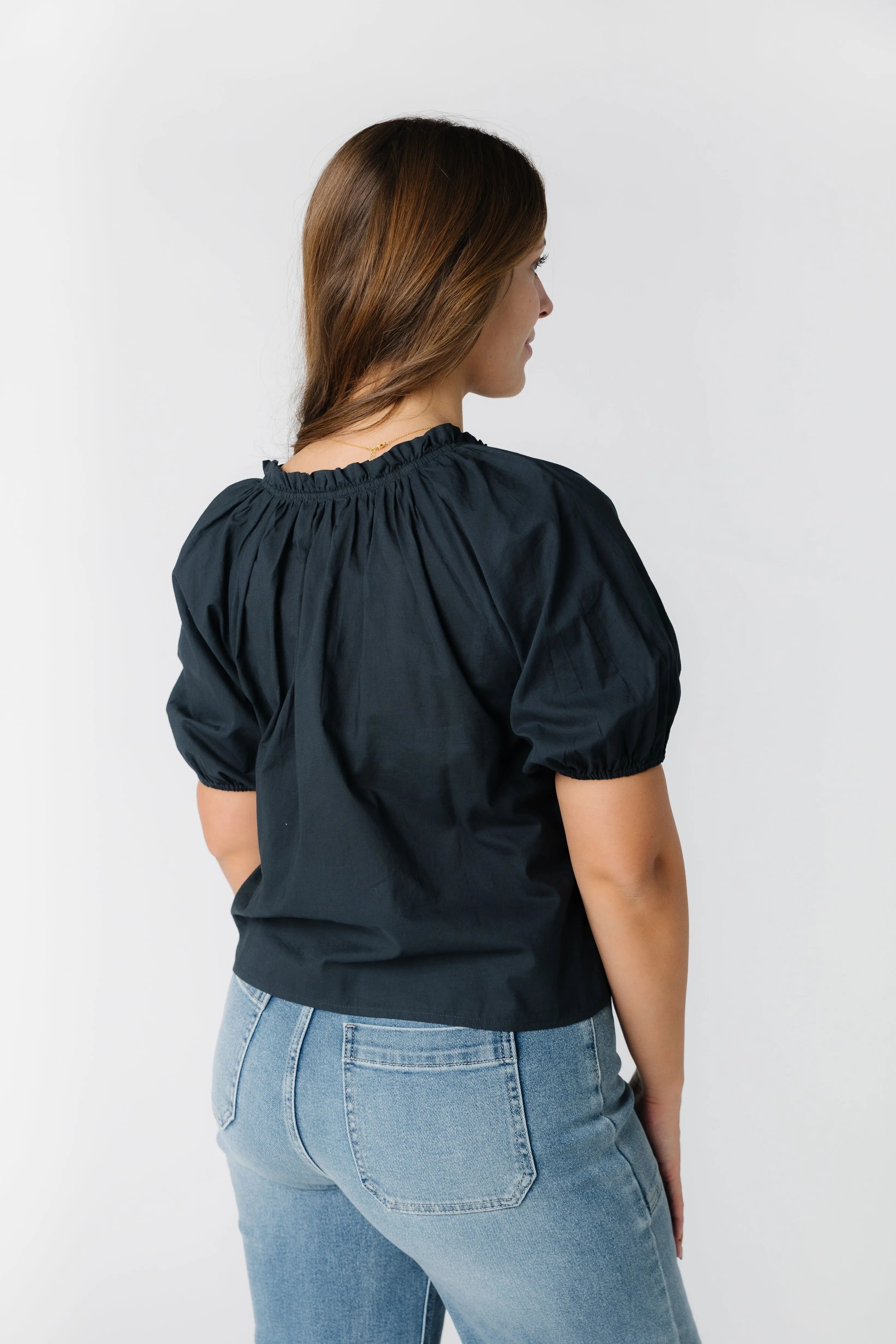 Citrus-Basics Button Down Top