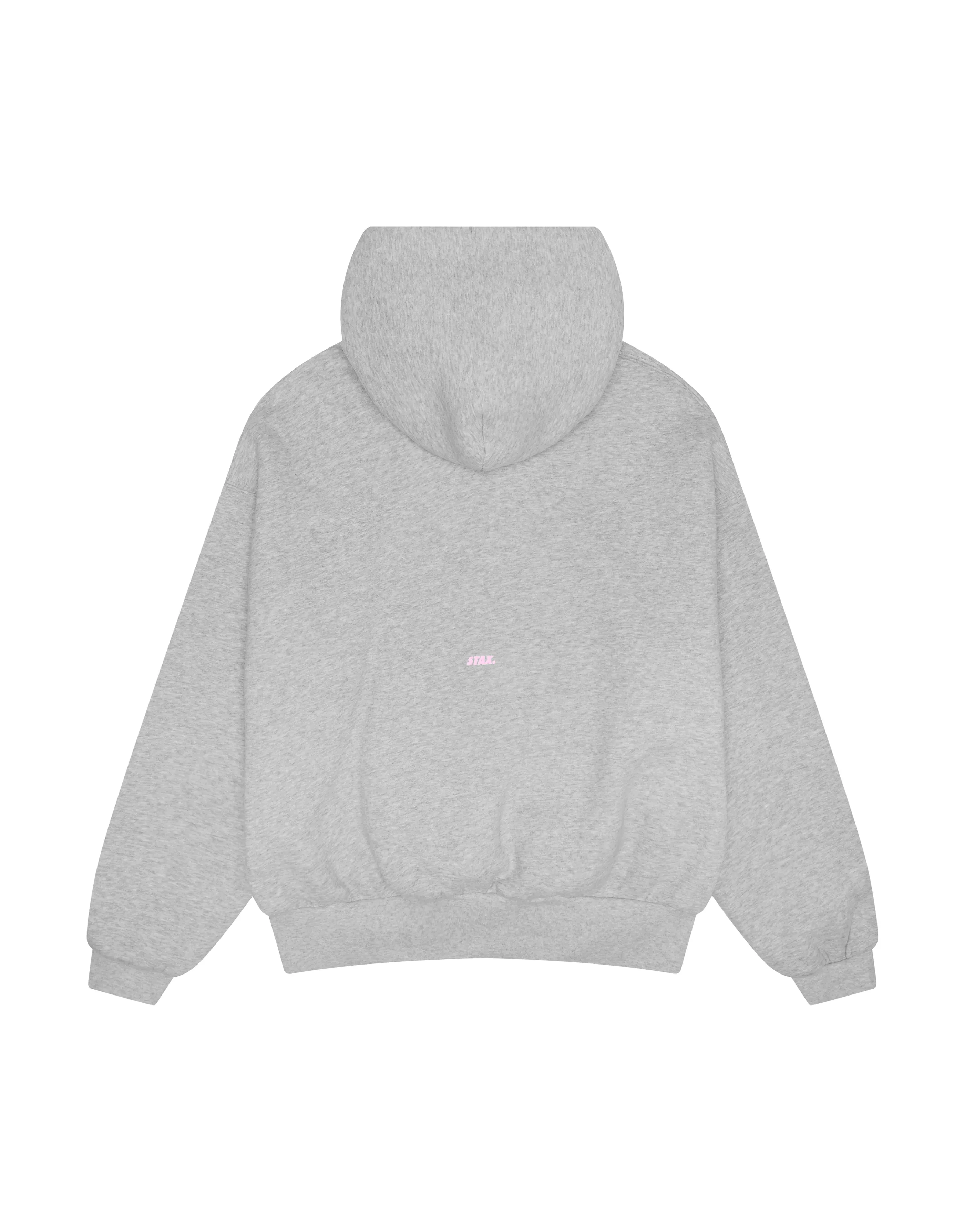 Classic Hoodie - Dark Grey/Pink